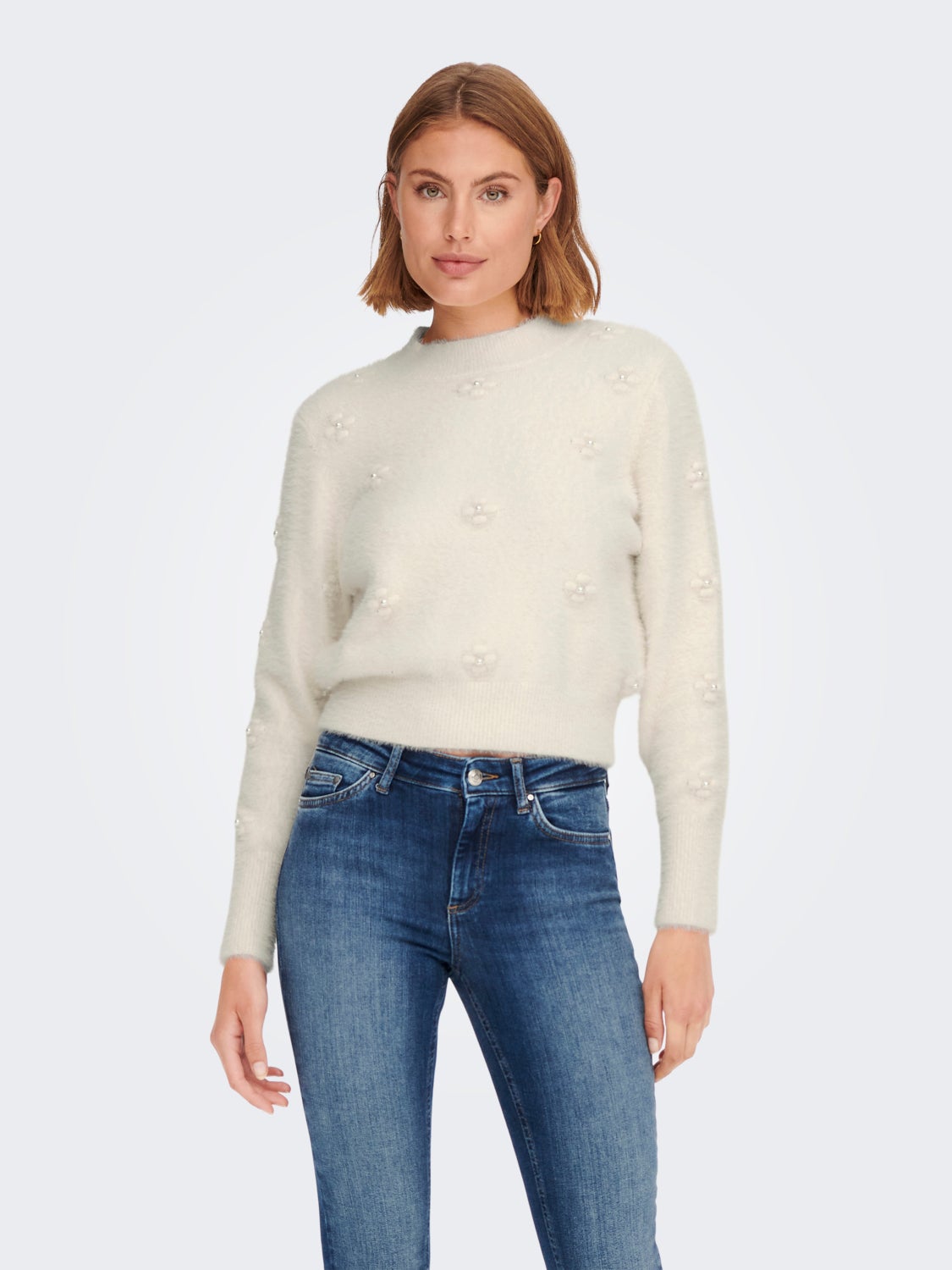 High neck Knitted Pullover