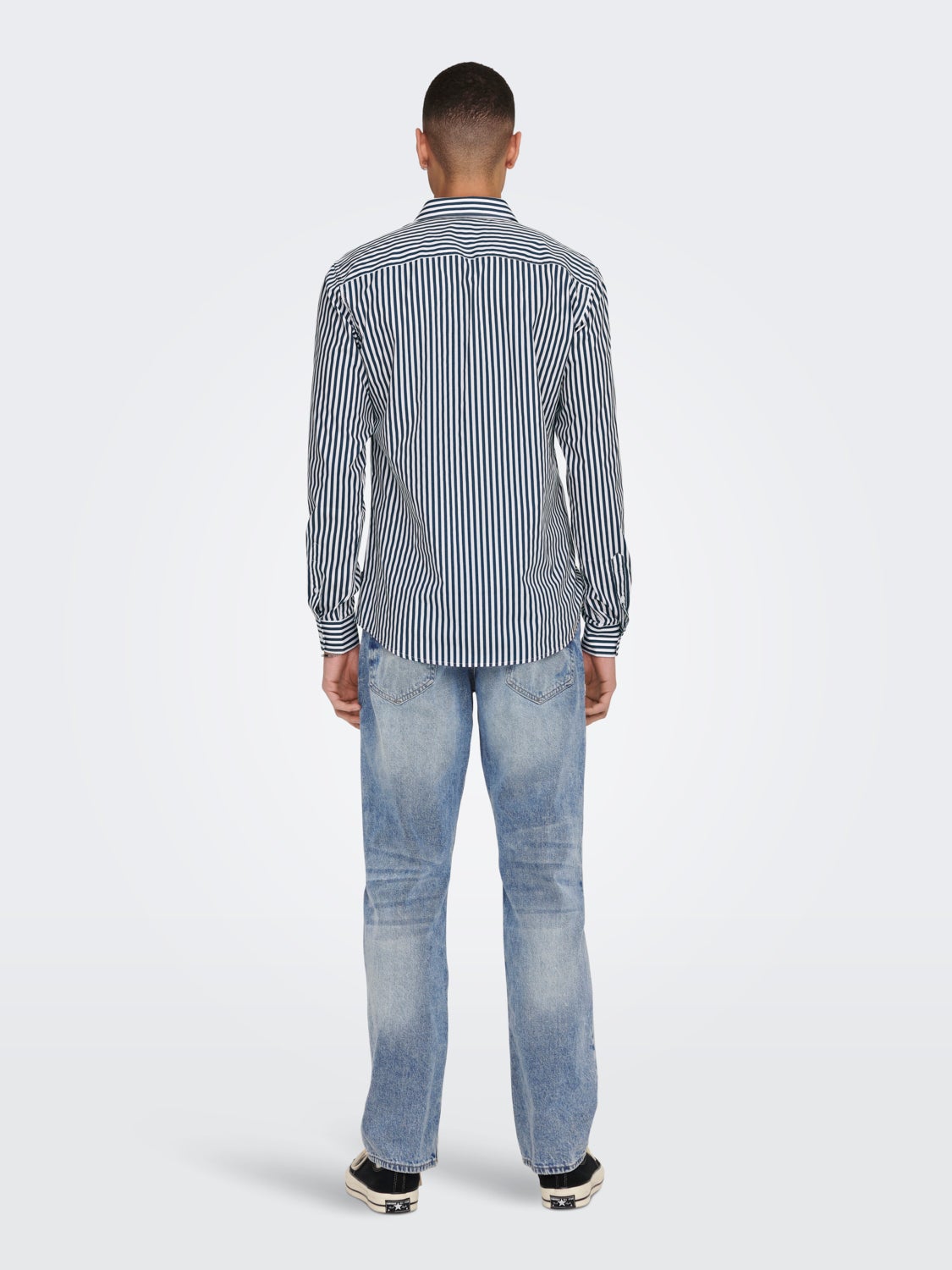 Striped slim fit shirt