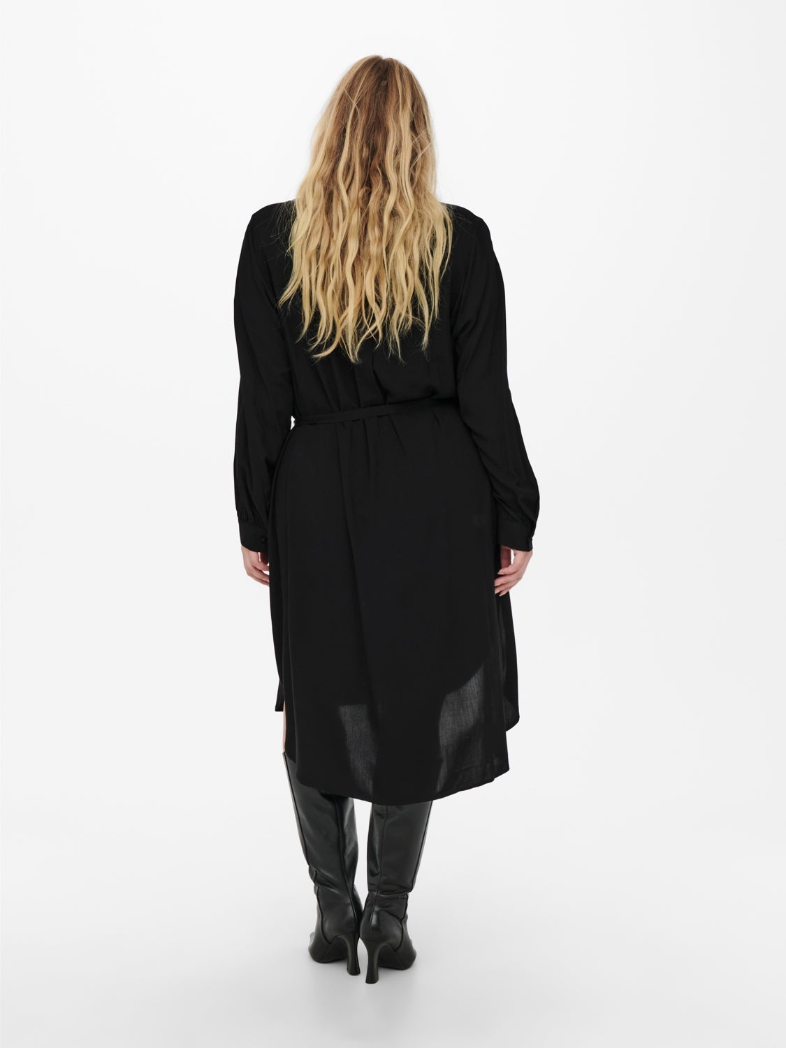 Curvy viscose Shirt dress