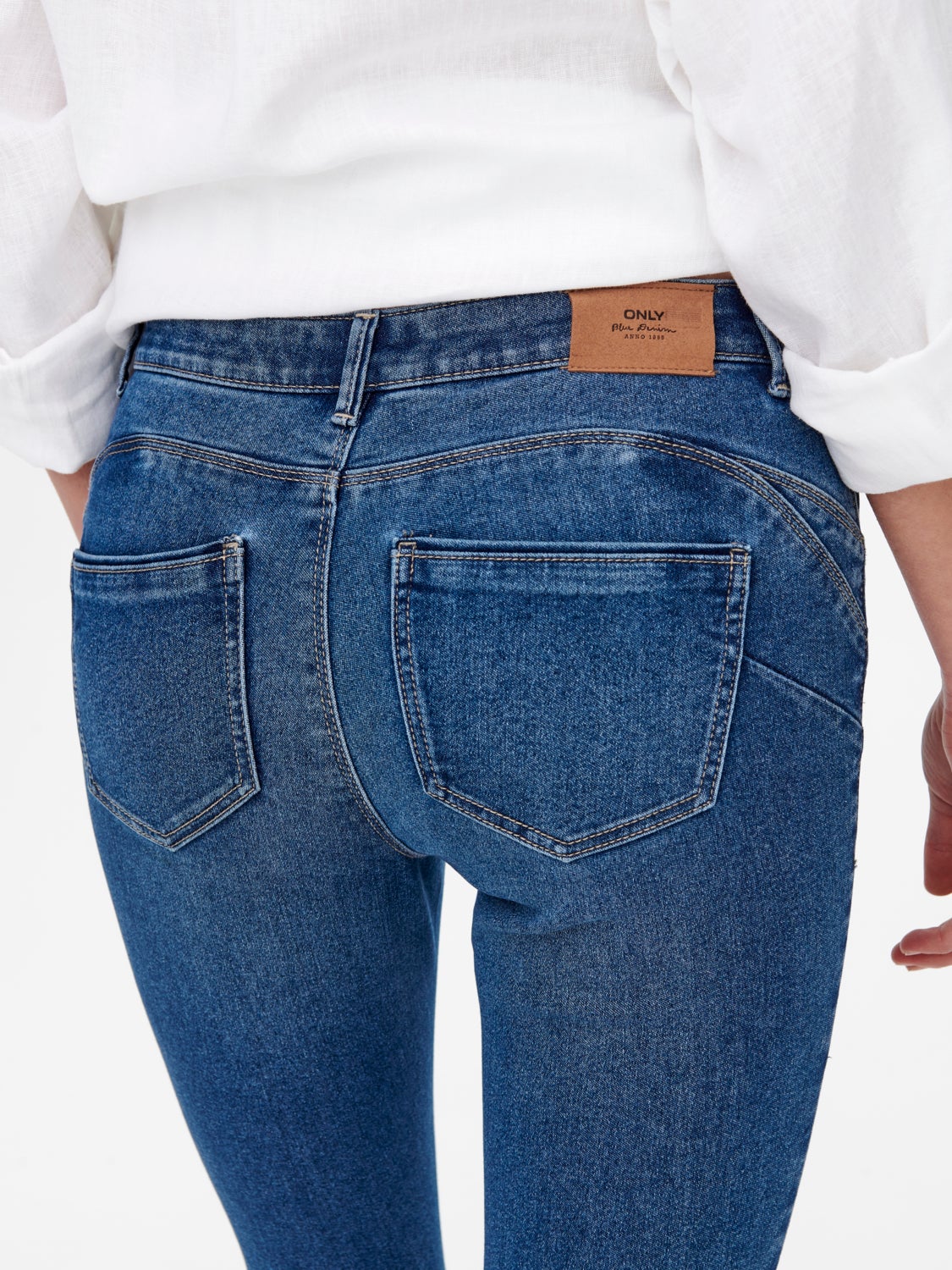 ONLDaisy life reg push ankle Skinny fit jeans