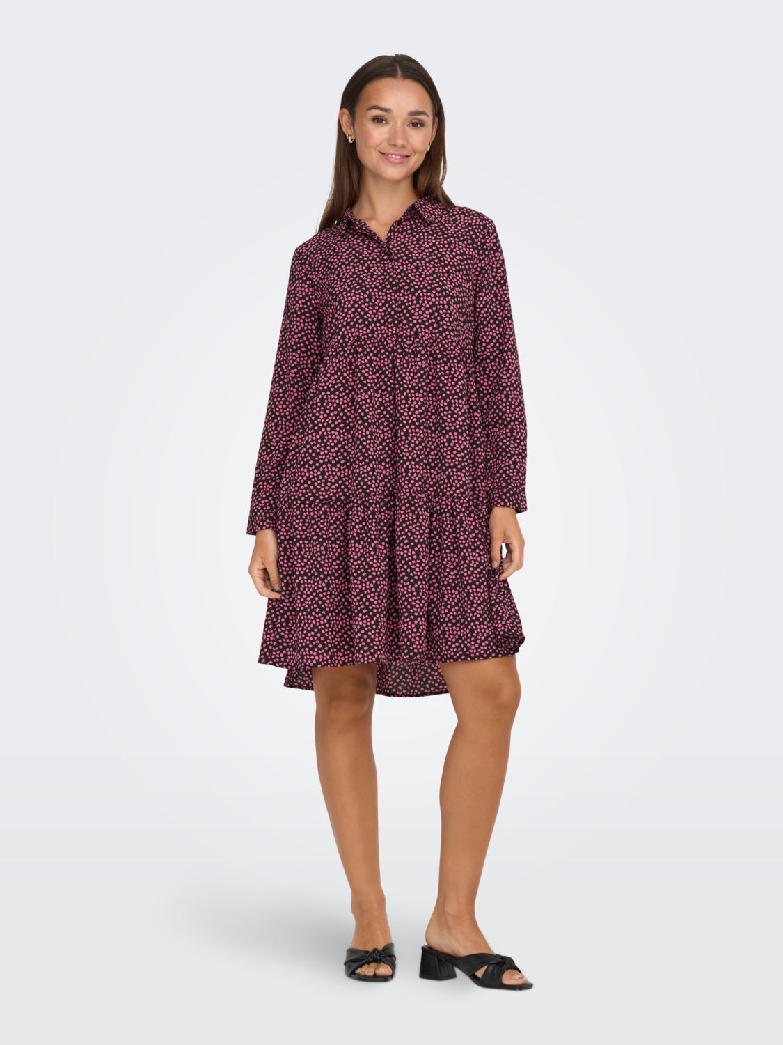 Mini dress with print