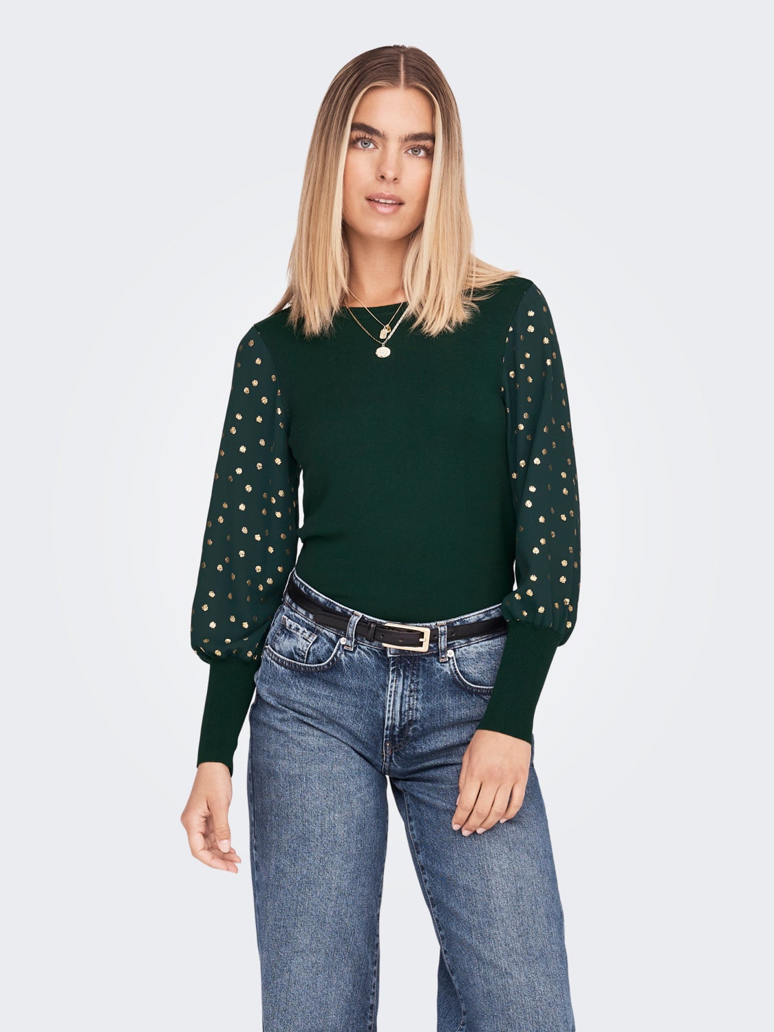 Detailed Knitted Pullover