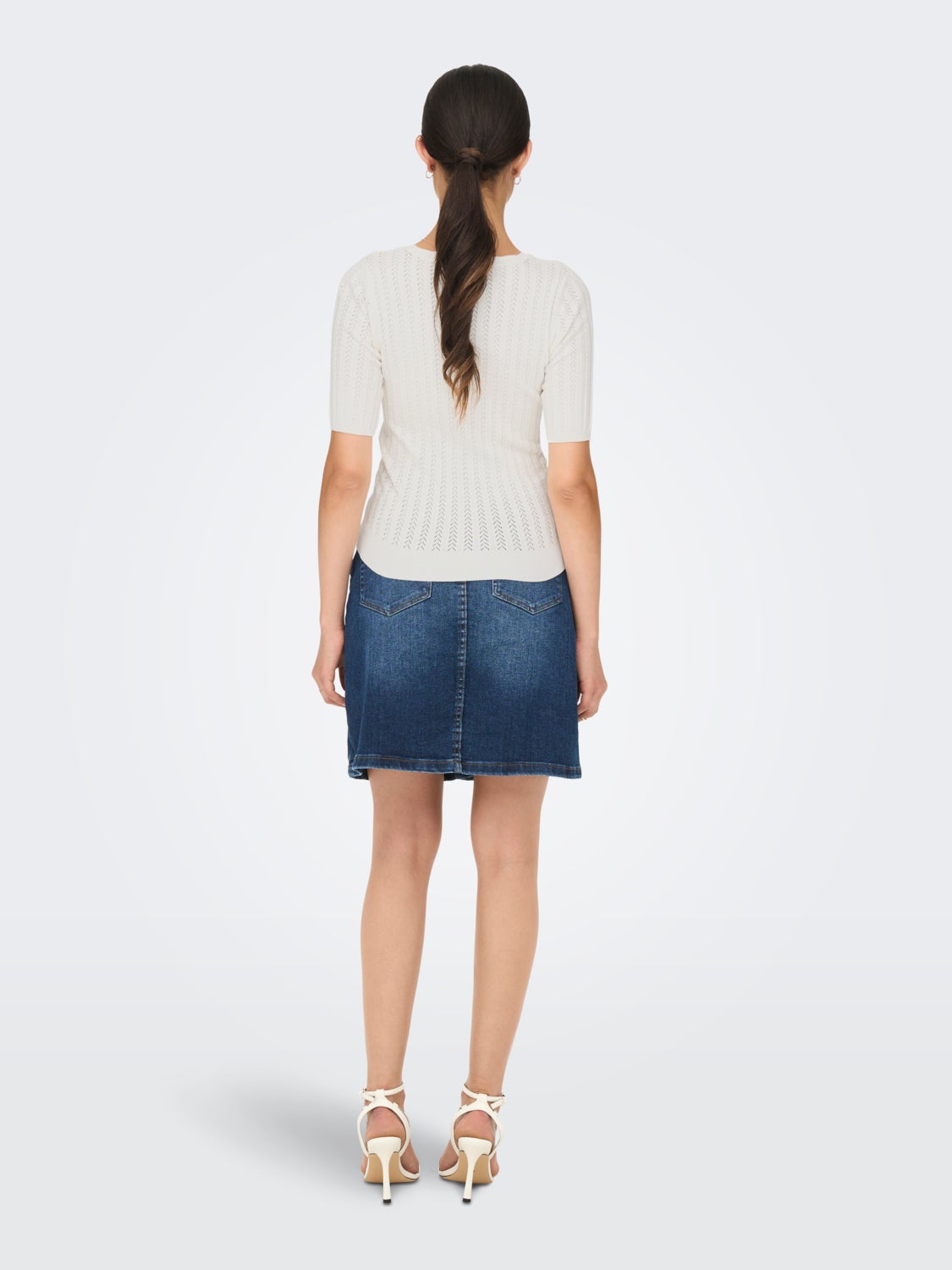 Short sleeved Knitted Pullover
