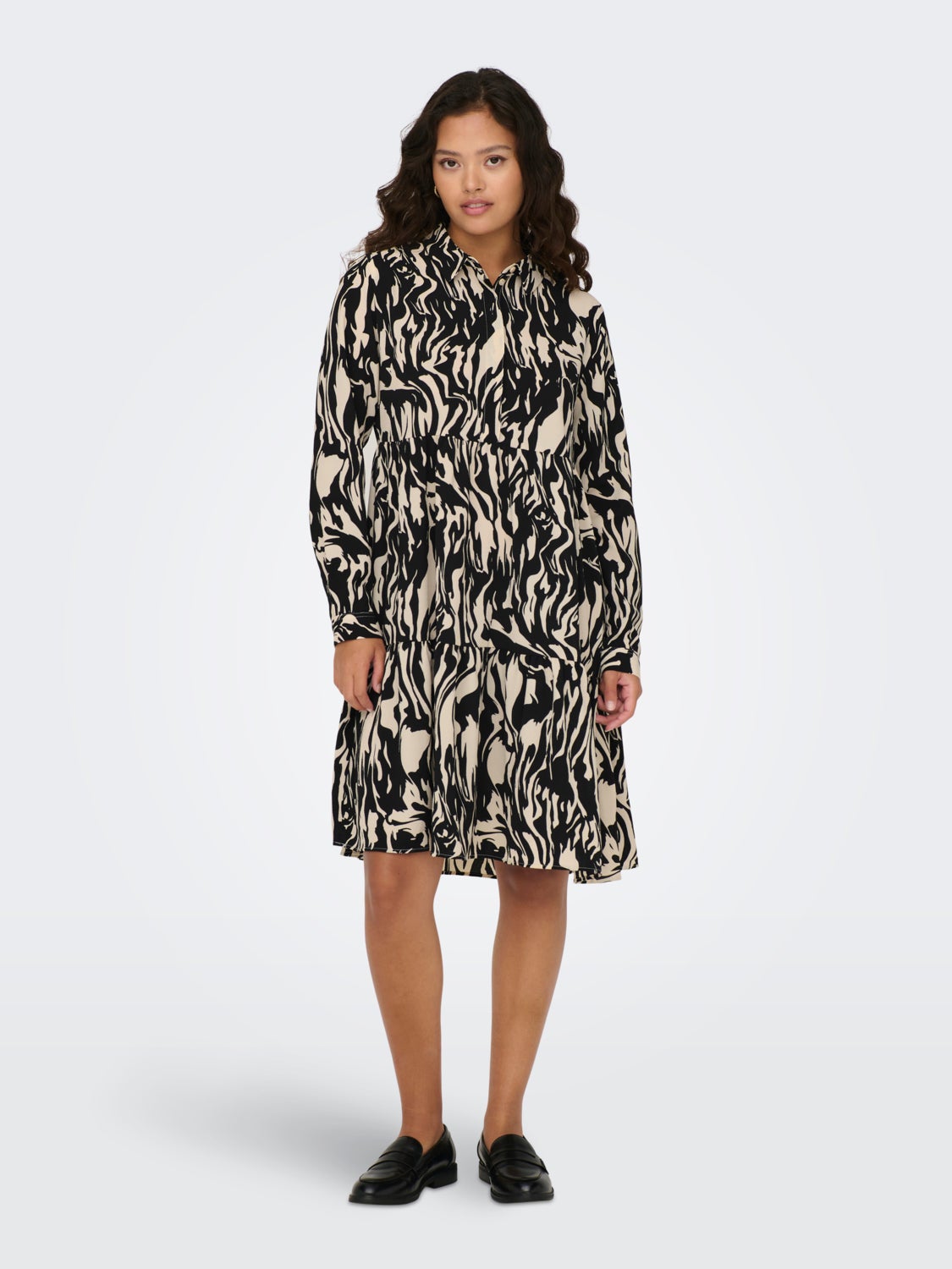 Mini dress with print