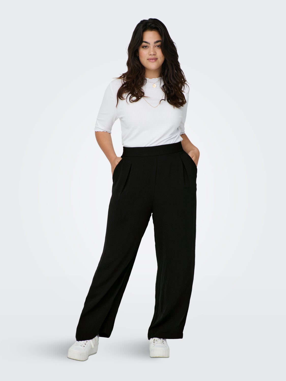 Curvy elasticated Trousers