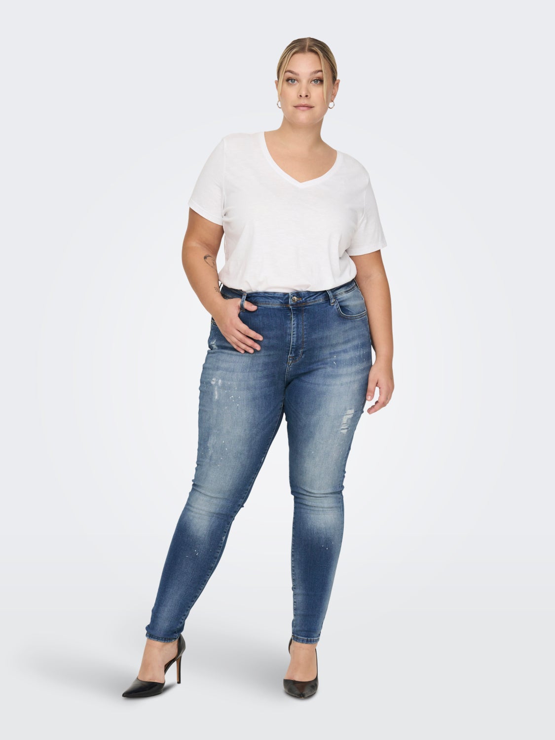 CARMAYA SK high waisted jeans