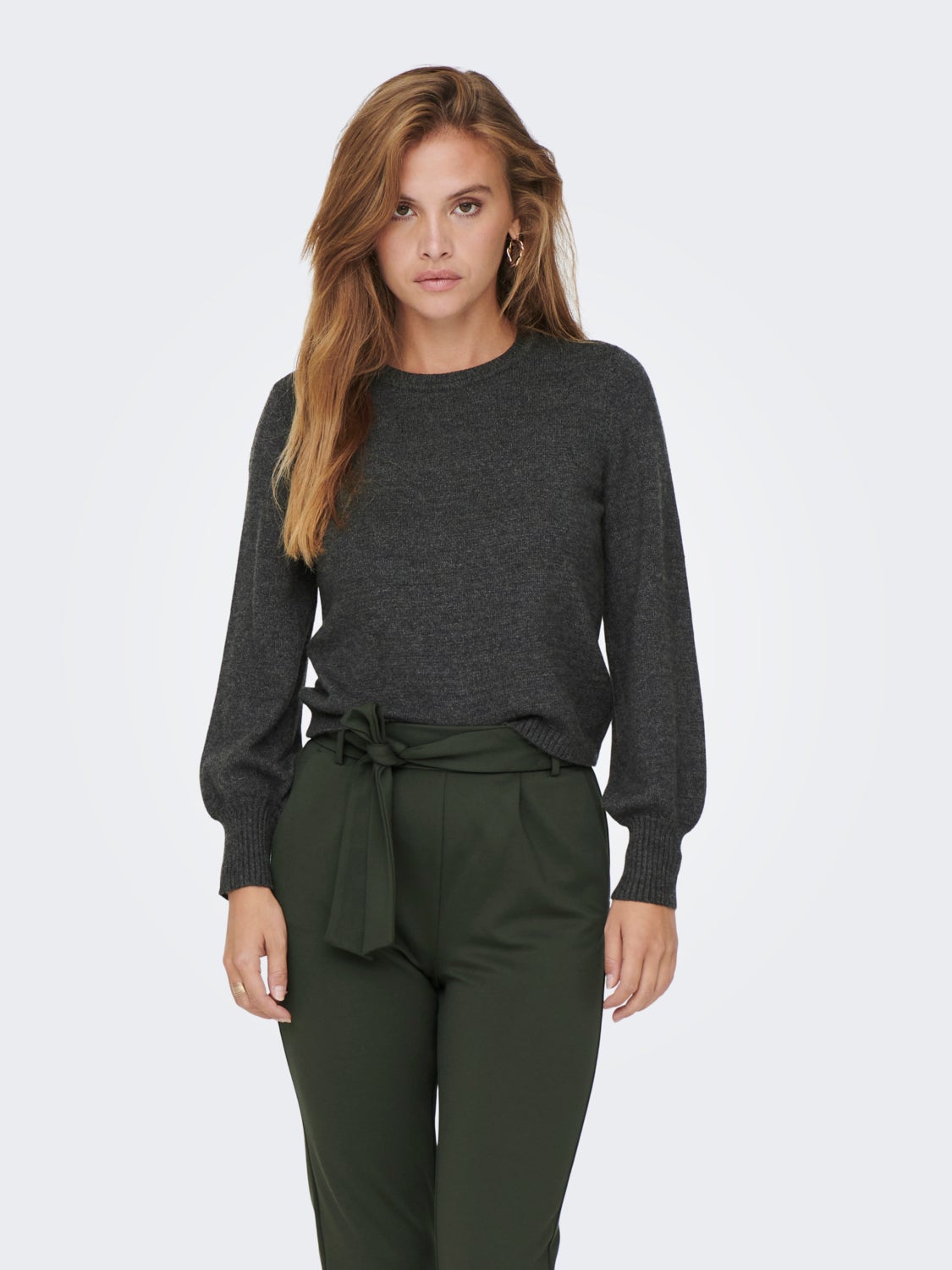 Balloon Knitted Pullover