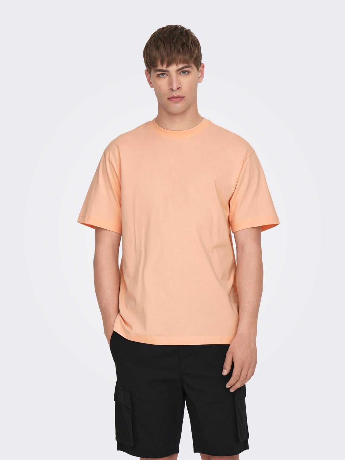 Oversized o-hals t-shirt