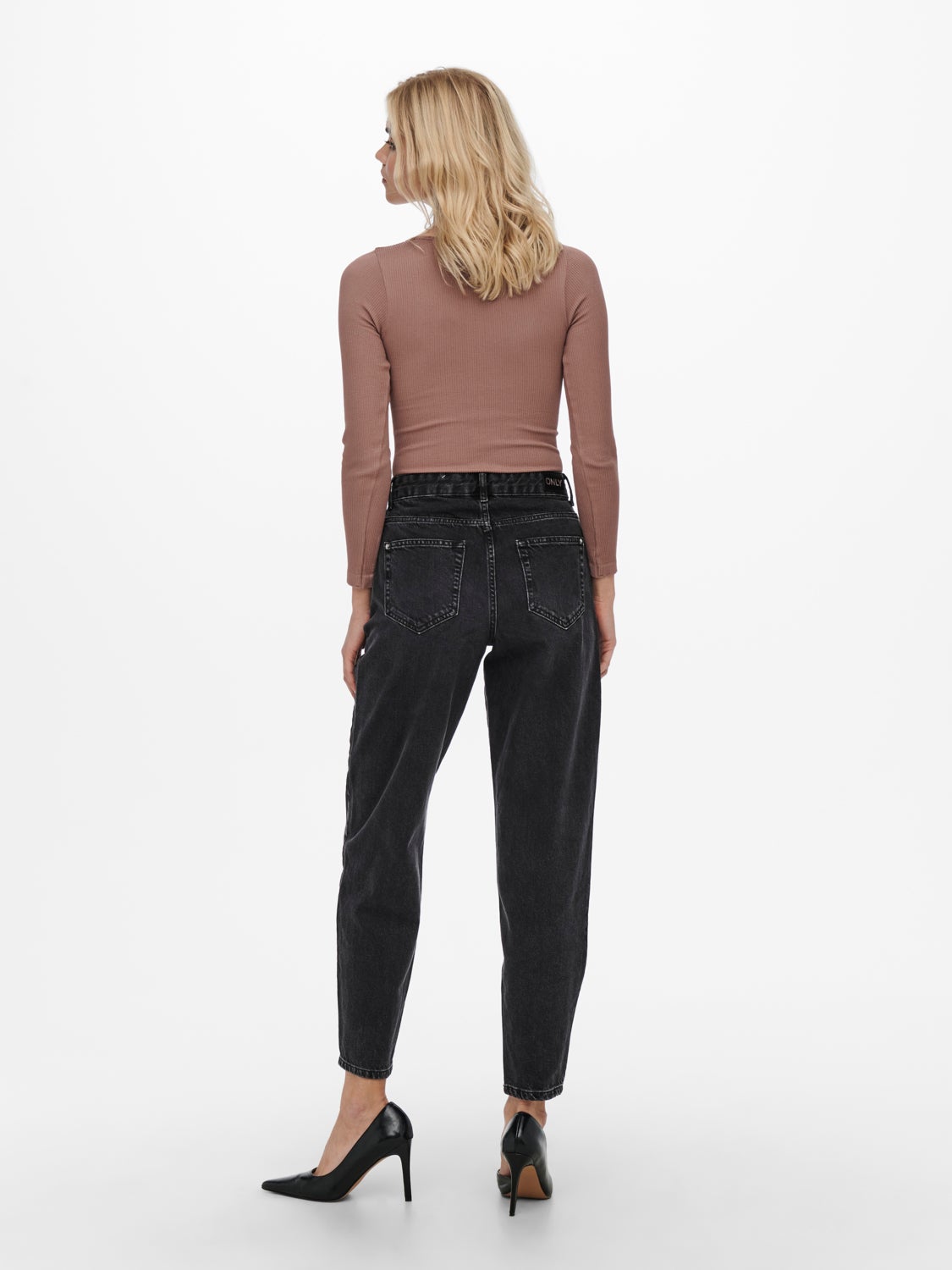 ONLTroy Life Carrot Ankle high waisted jeans