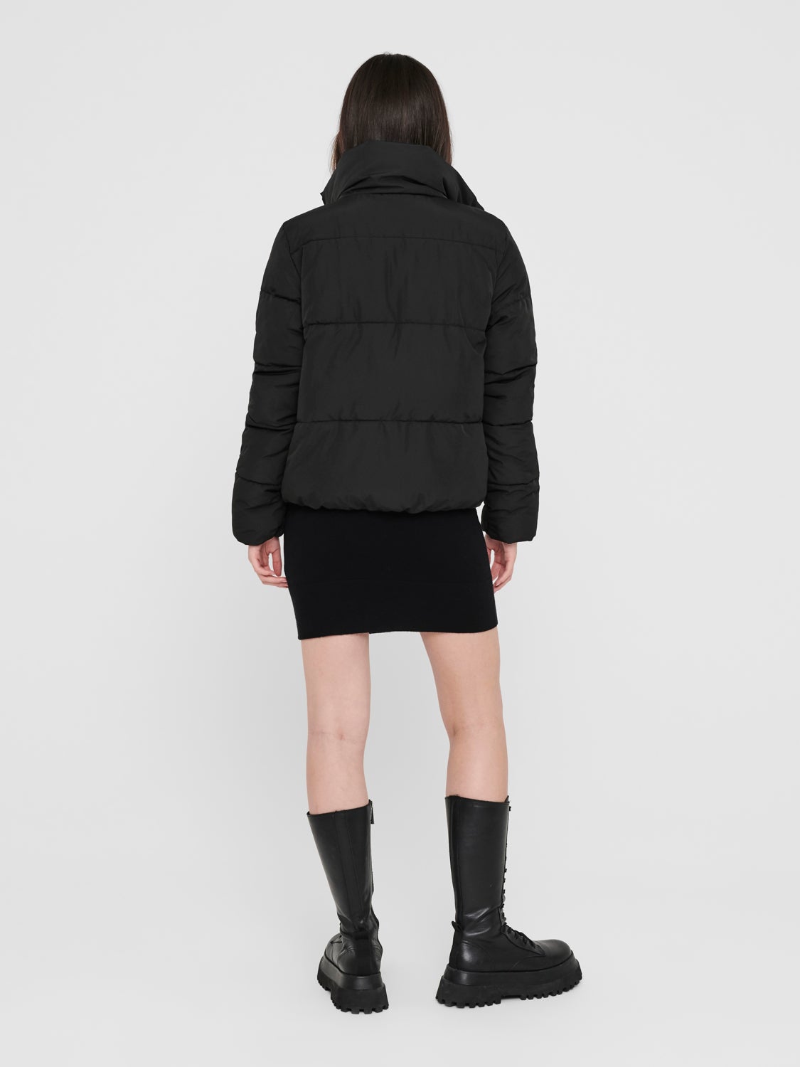 High neck short jacket