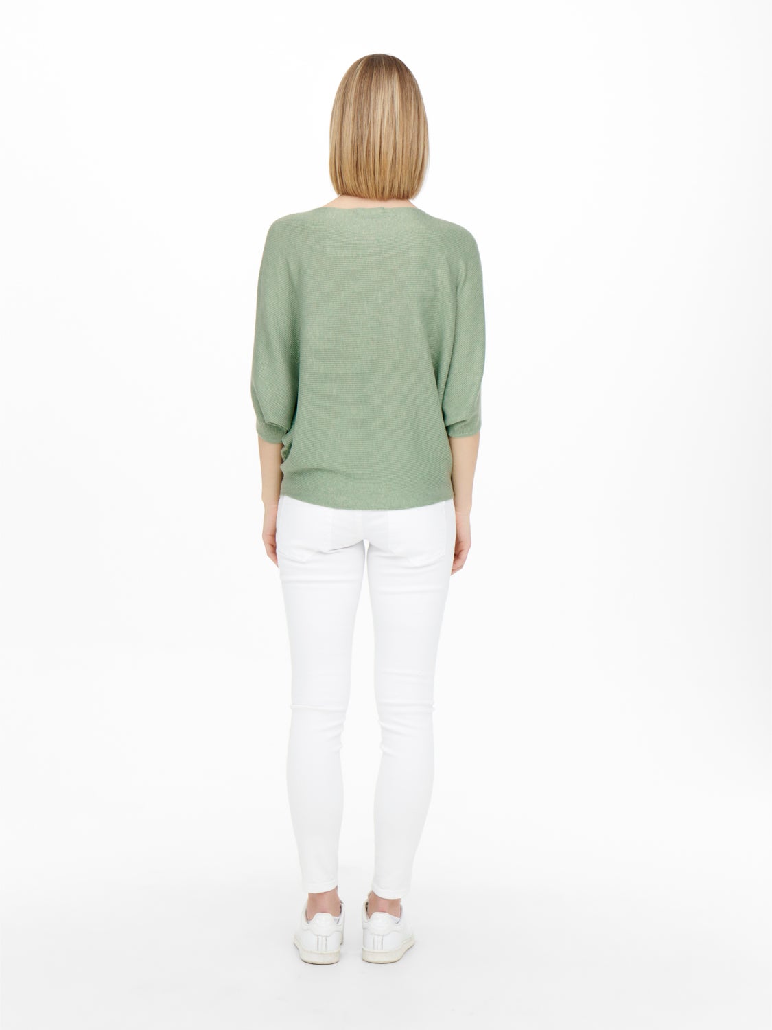 Batsleeve Knitted Pullover