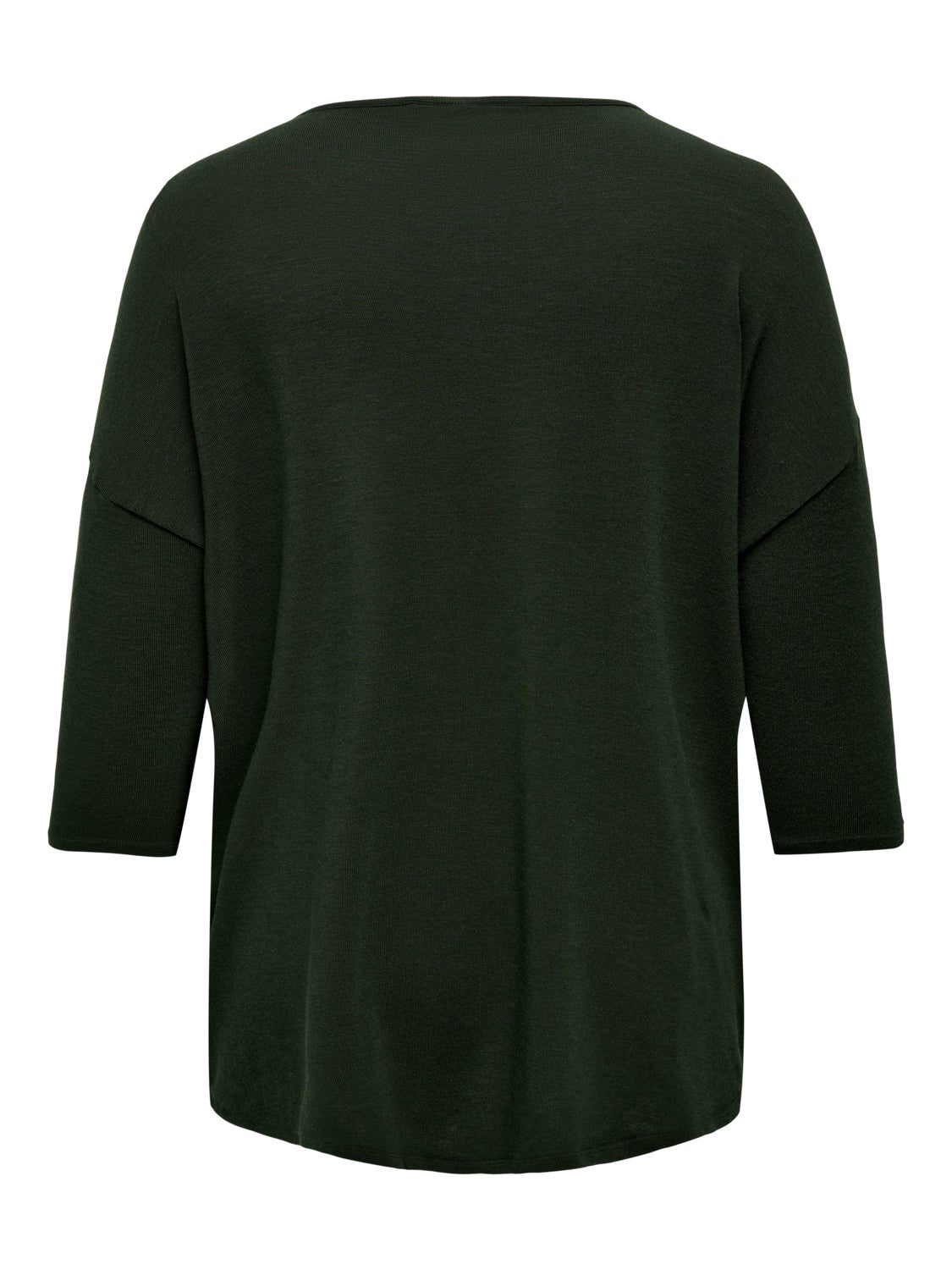 Curvy loose fitted 3/4 sleeved top