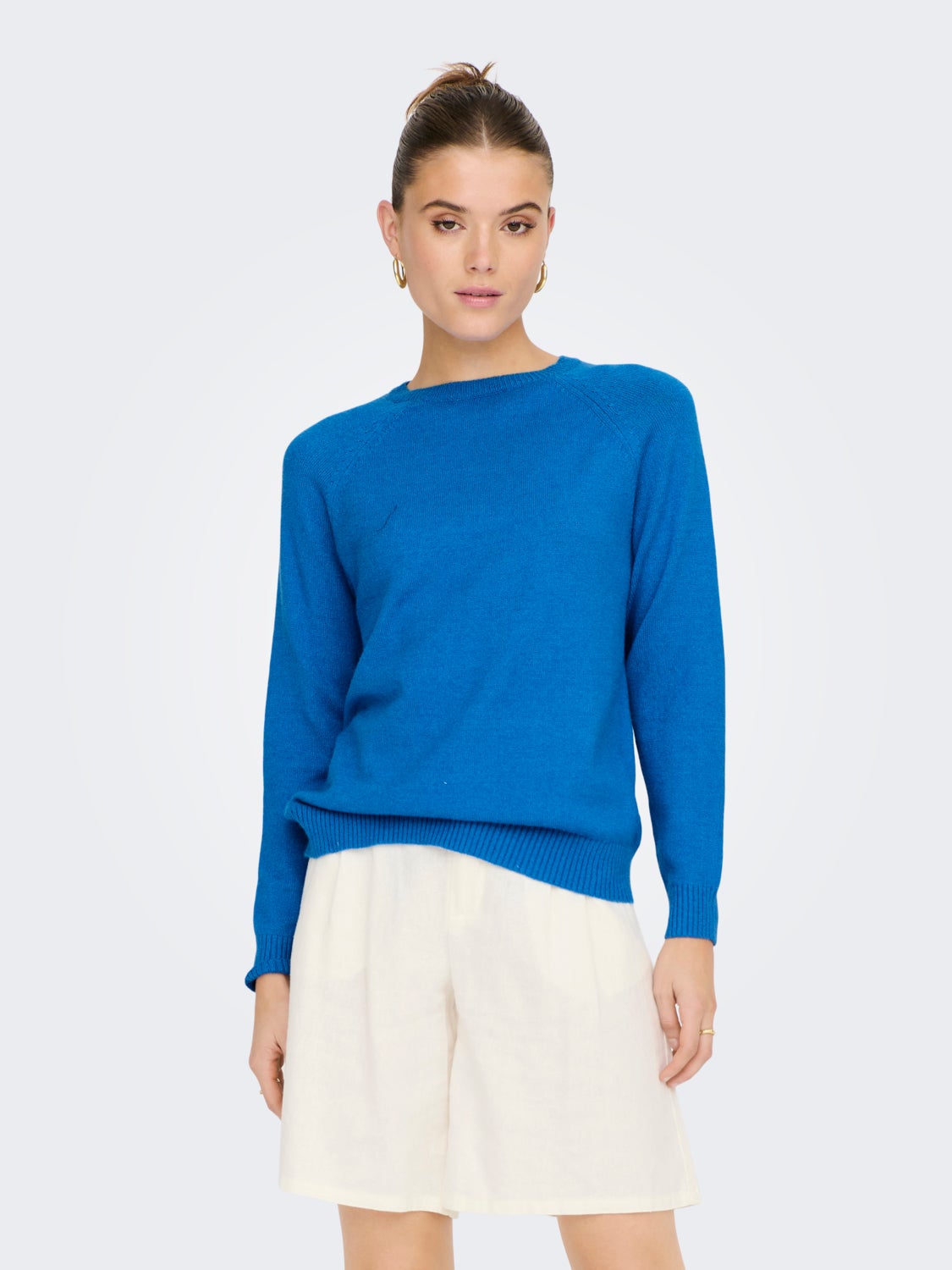Solid colored Knitted Pullover
