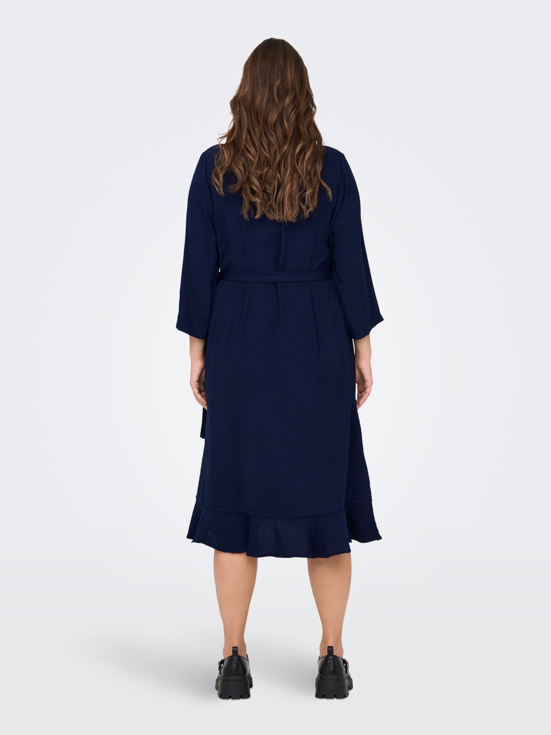 Curvy 3/4 sleeved Dress