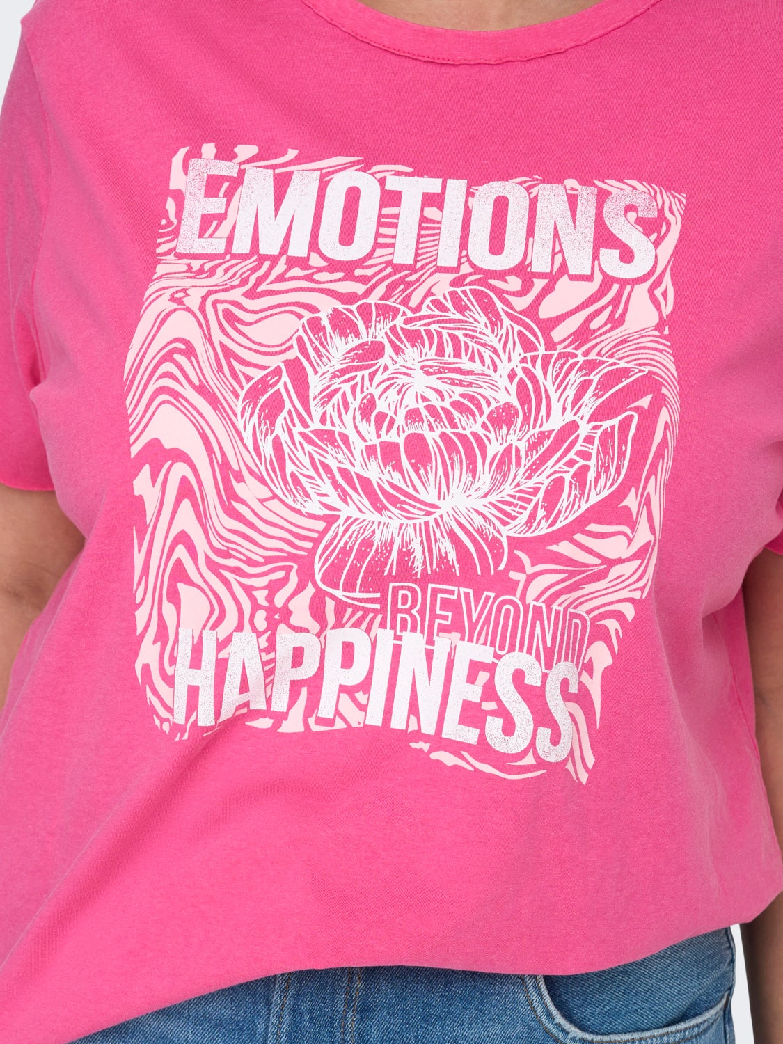 Curvy printed t-shirt