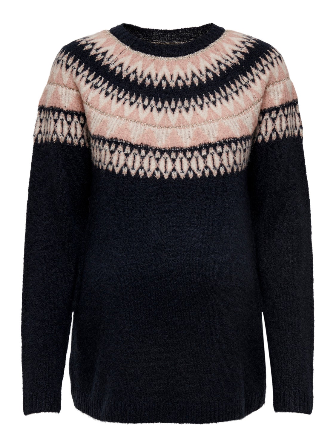 Mama patterned Knitted Pullover