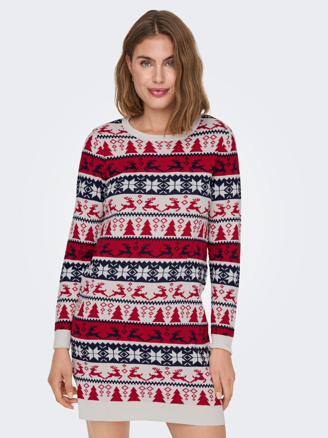 X-mas deer Knitted Dress