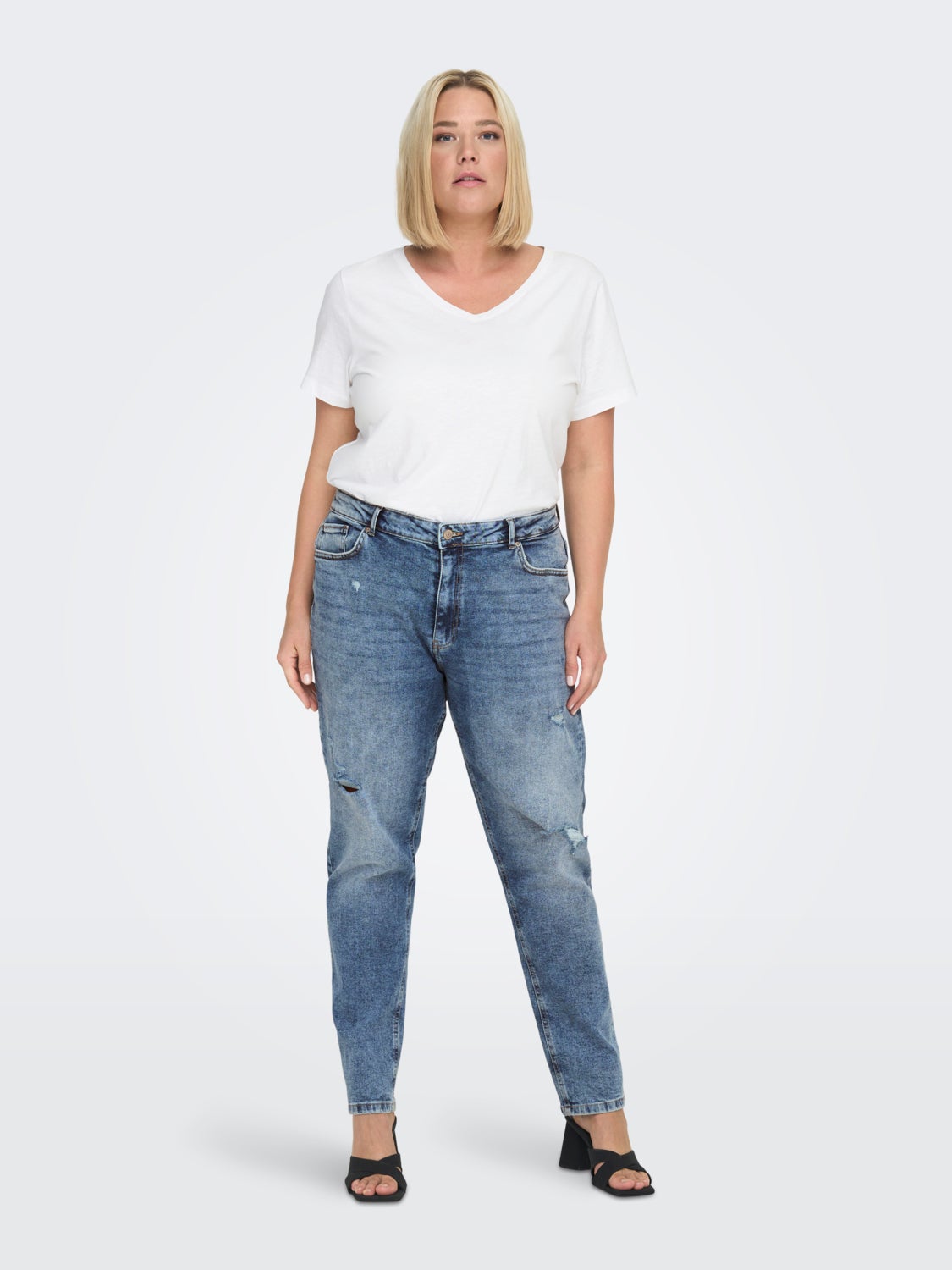 CARENEDA HW STRAIGHT ANK DEST DNM