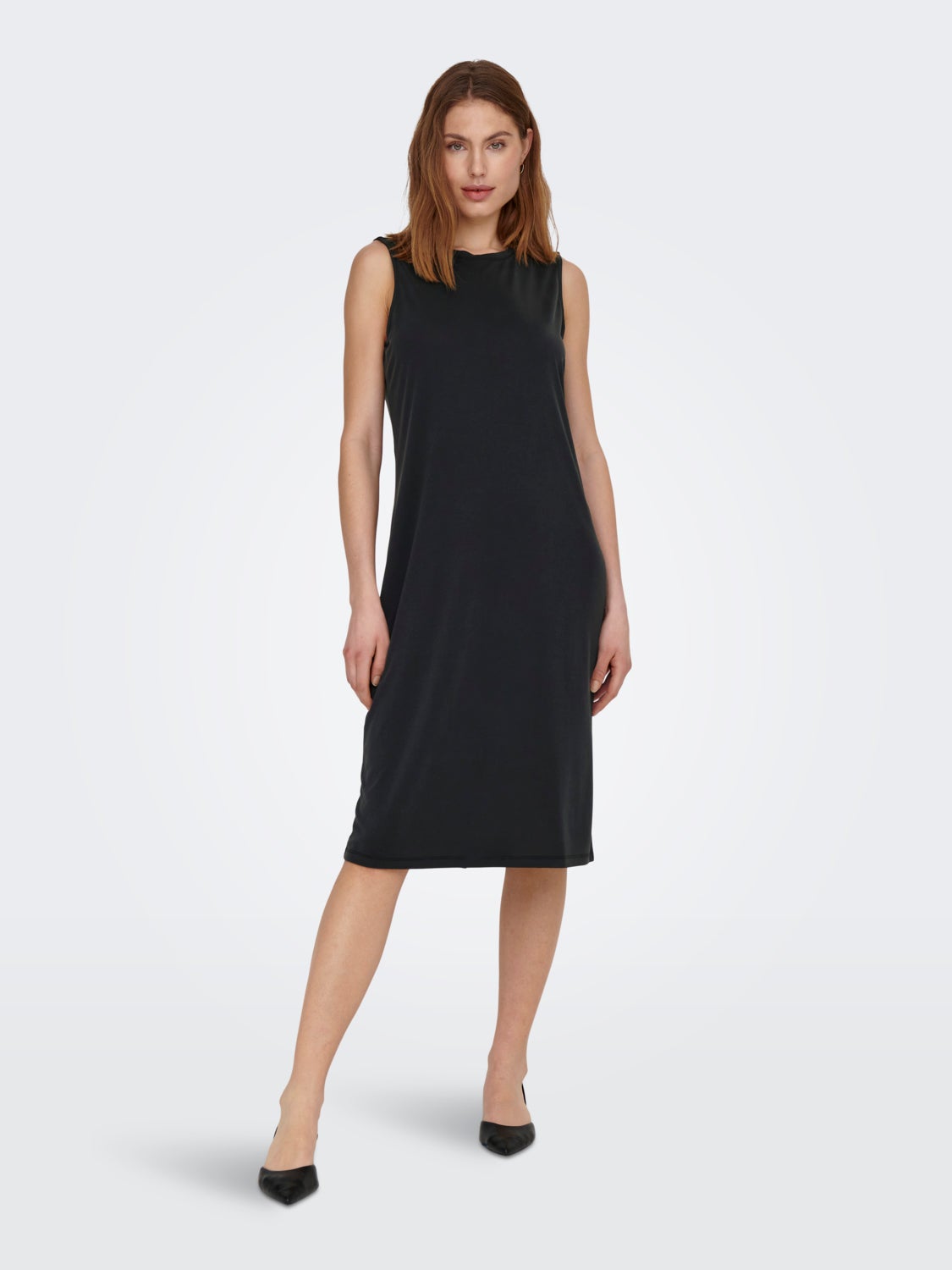 Regular Fit O-Neck Midi dress