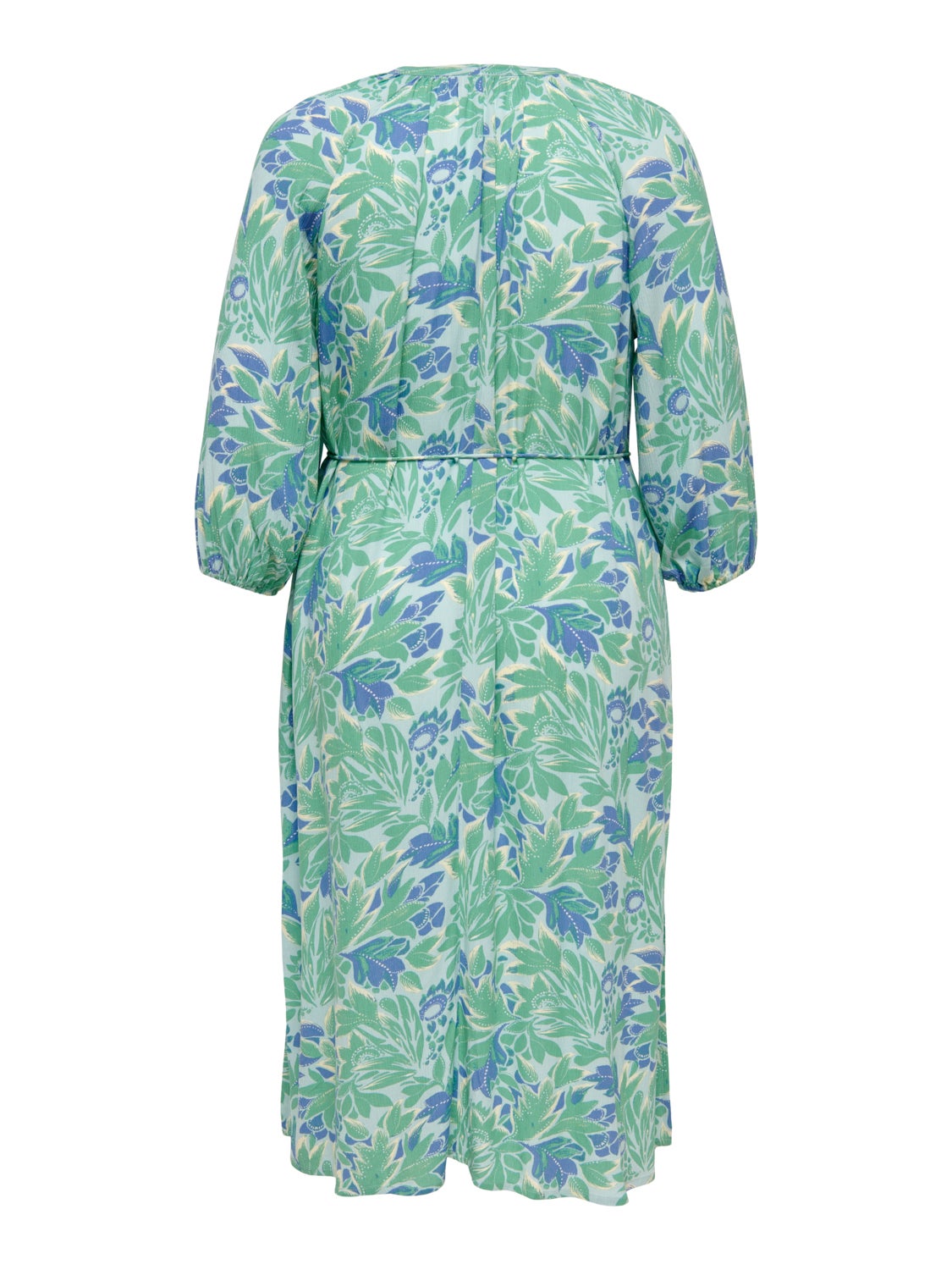 Curvy patterned belt Dress