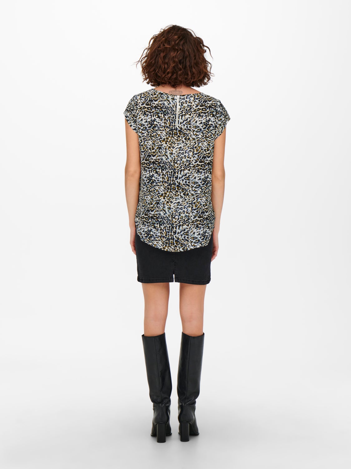 Printed Short Sleeved Top