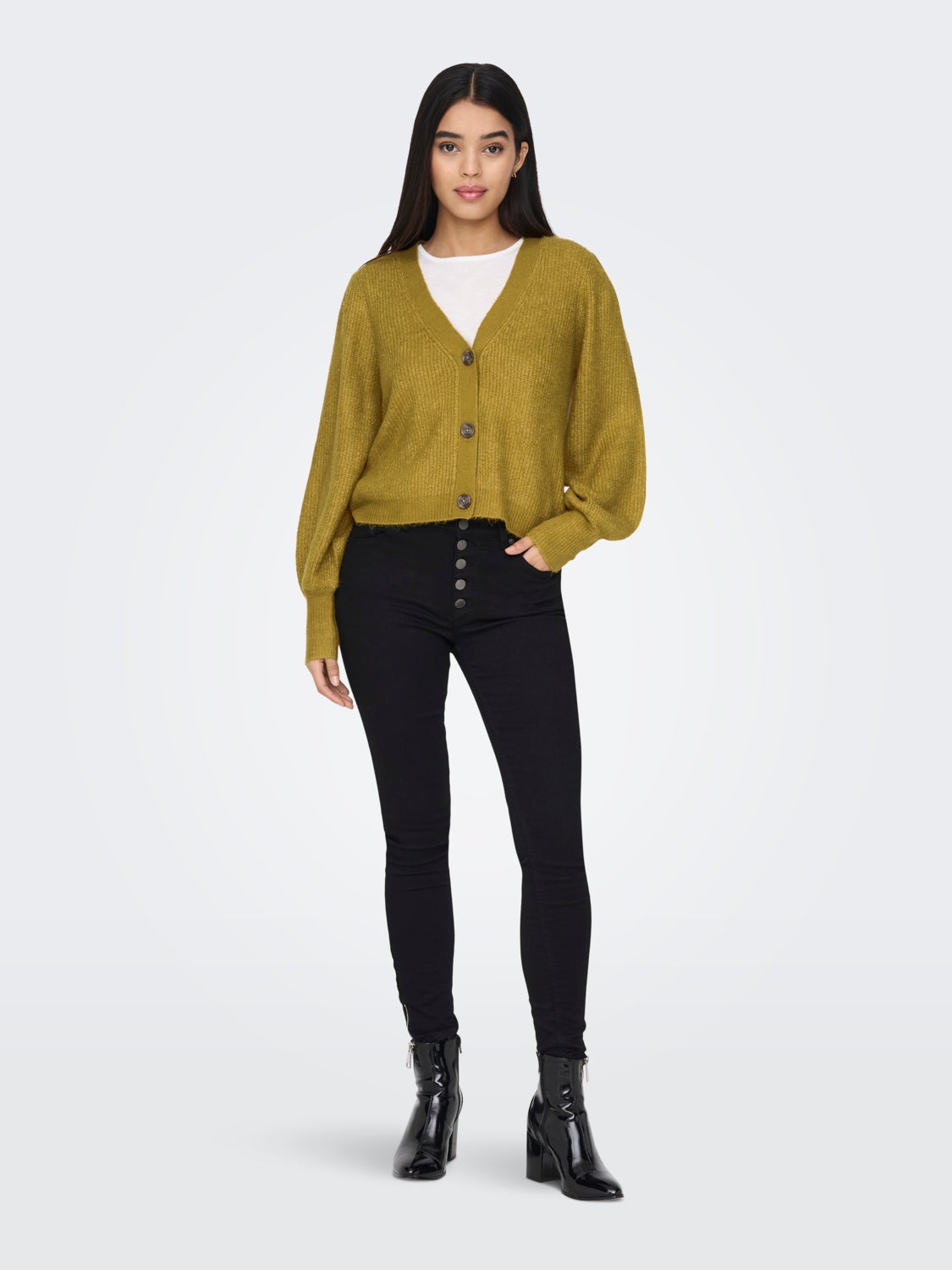 Rib Knitted Cardigan