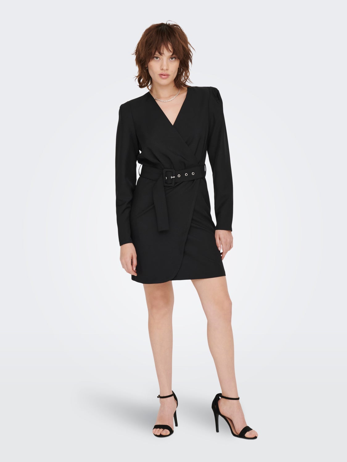 Belt Long Sleeved dress