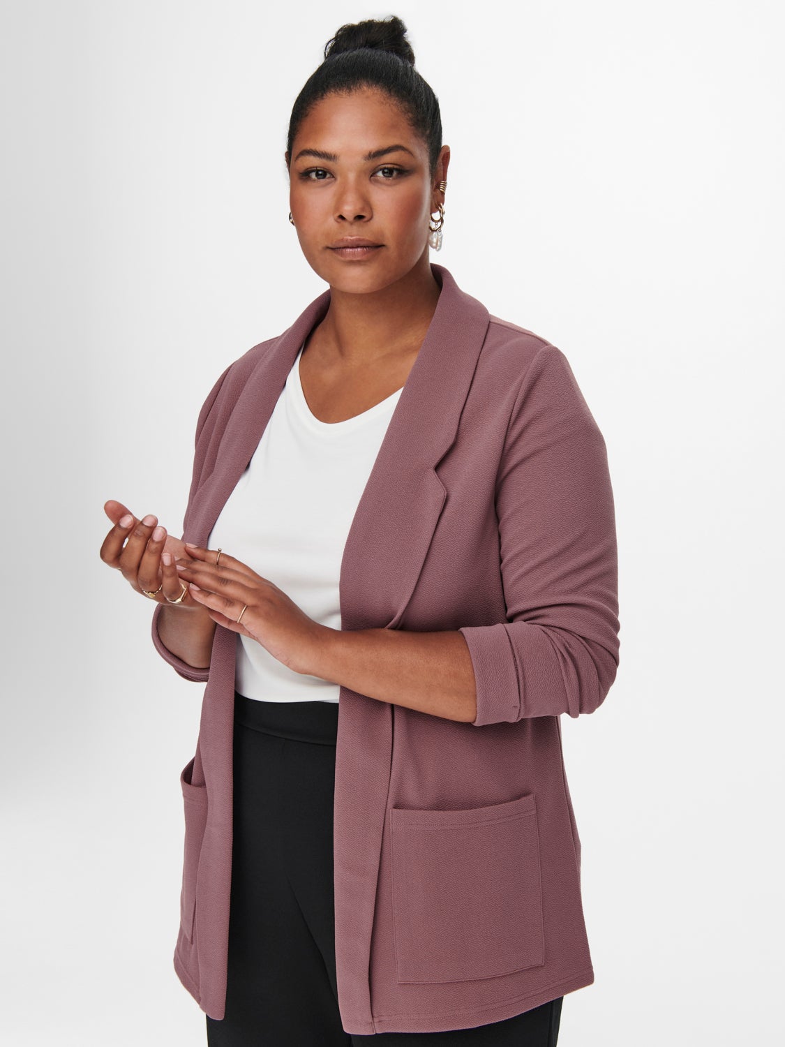 Curvy open Blazer
