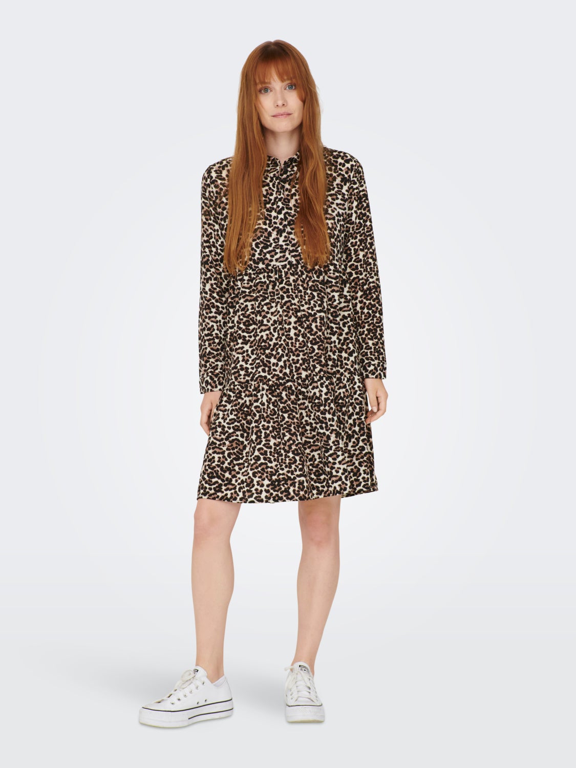 Mini dress with print