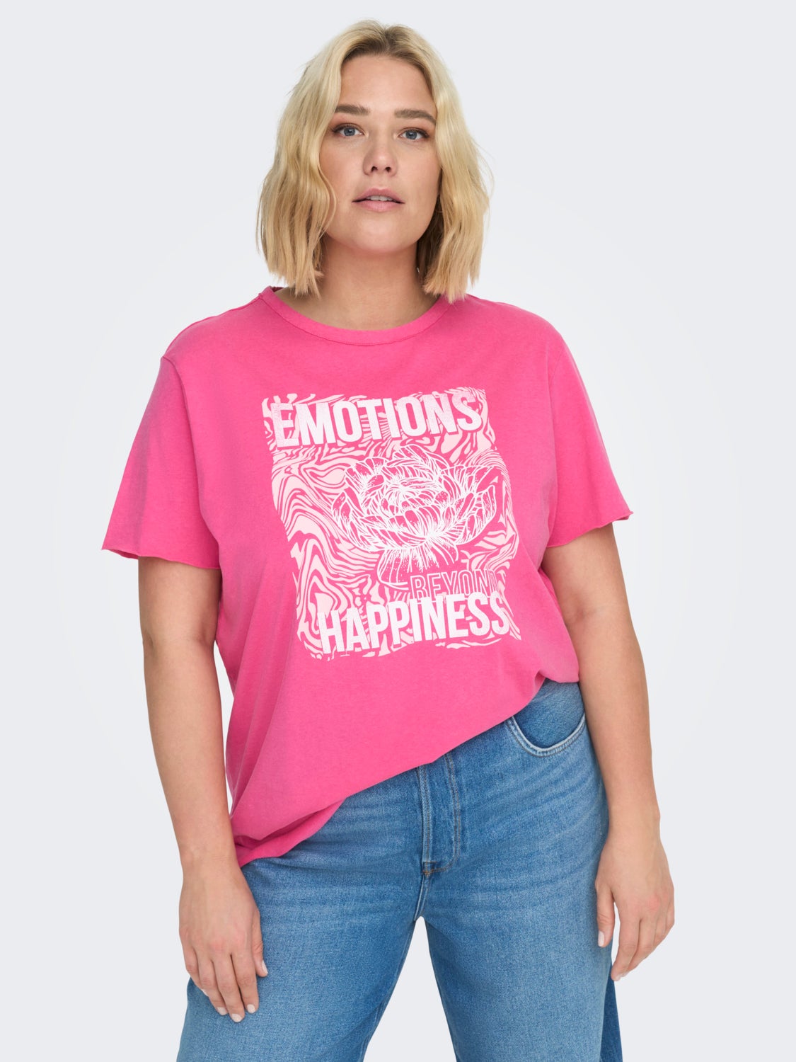 Curvy printed t-shirt