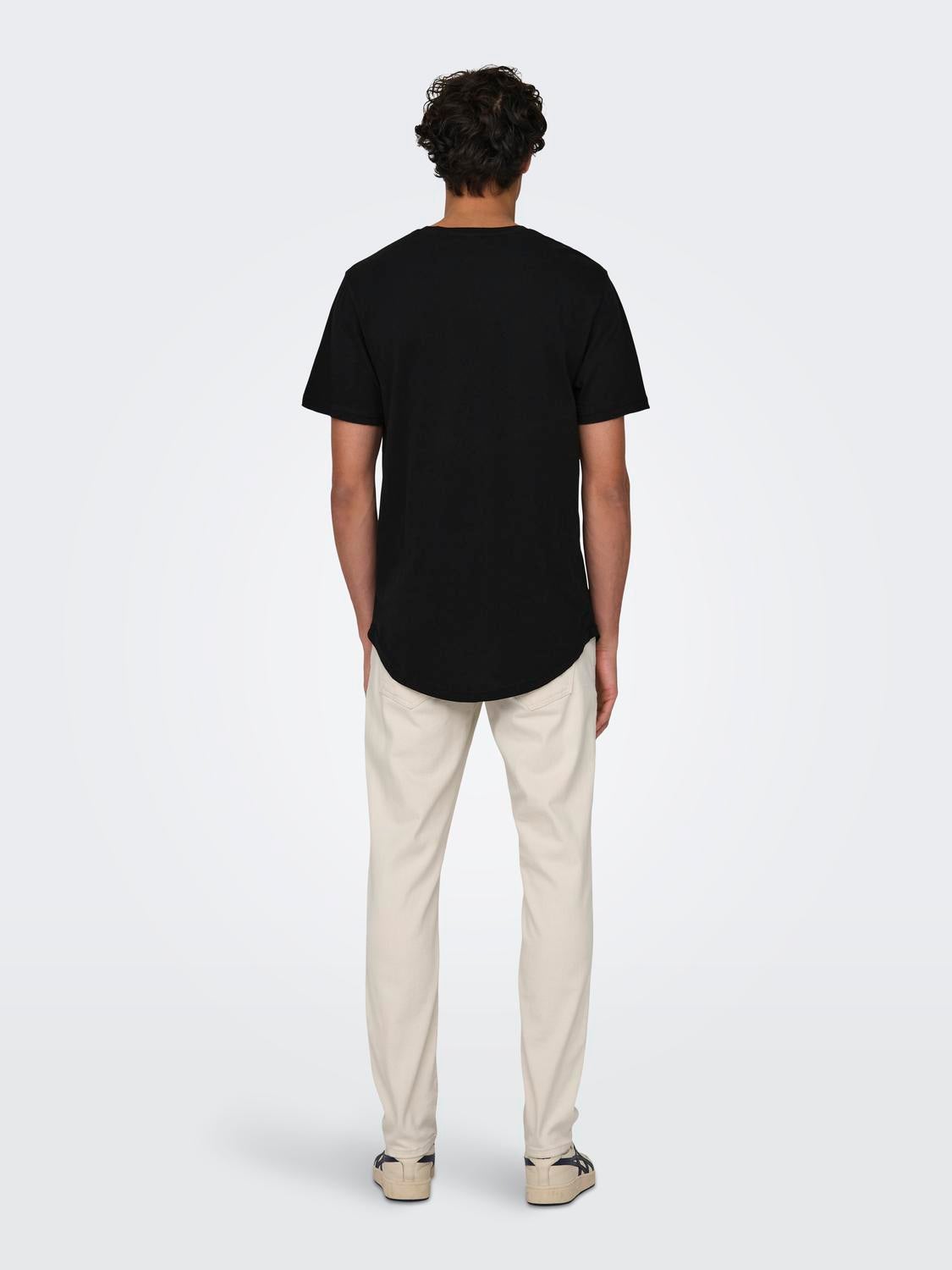 Long o-neck t-shirt