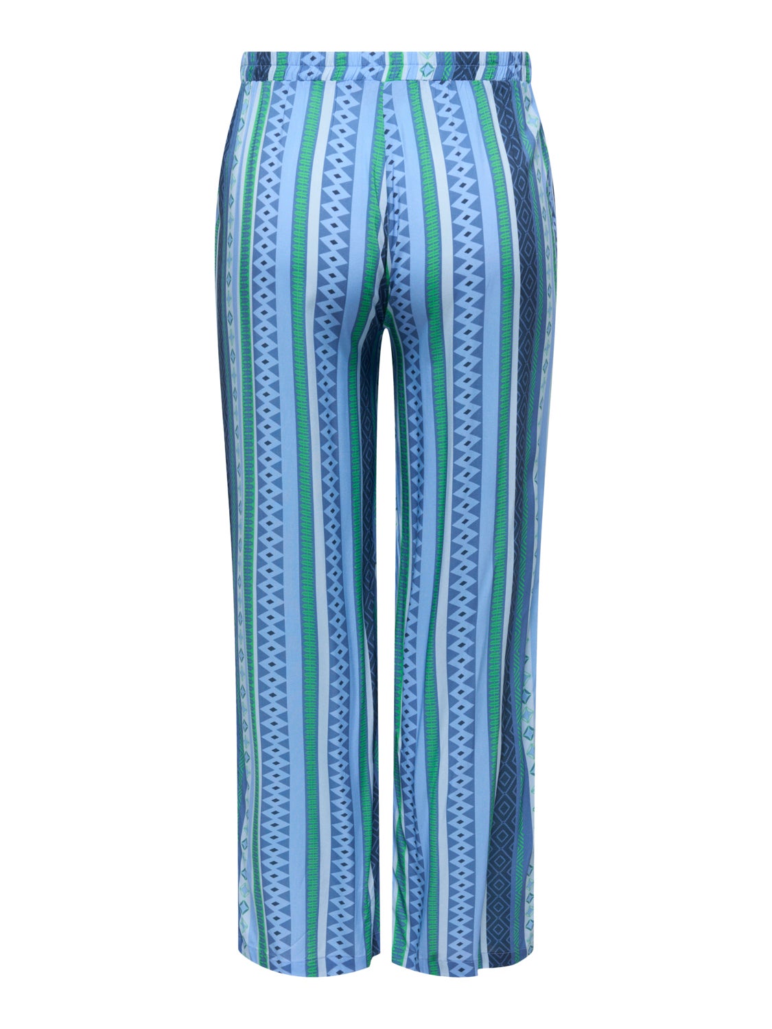 Curvy printed trousers