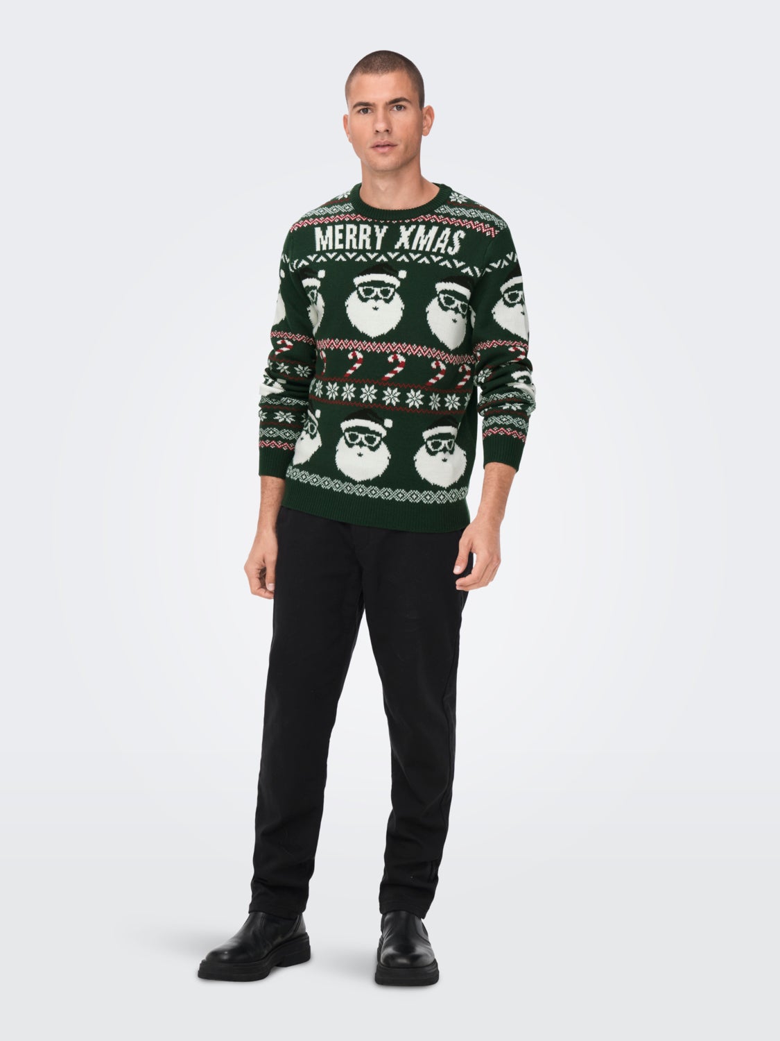 Christmas knitted pullover