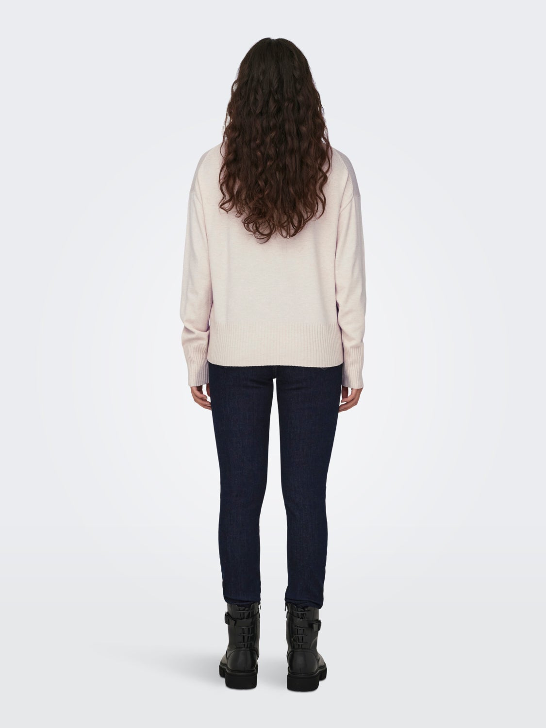 Knit top with cowl neck