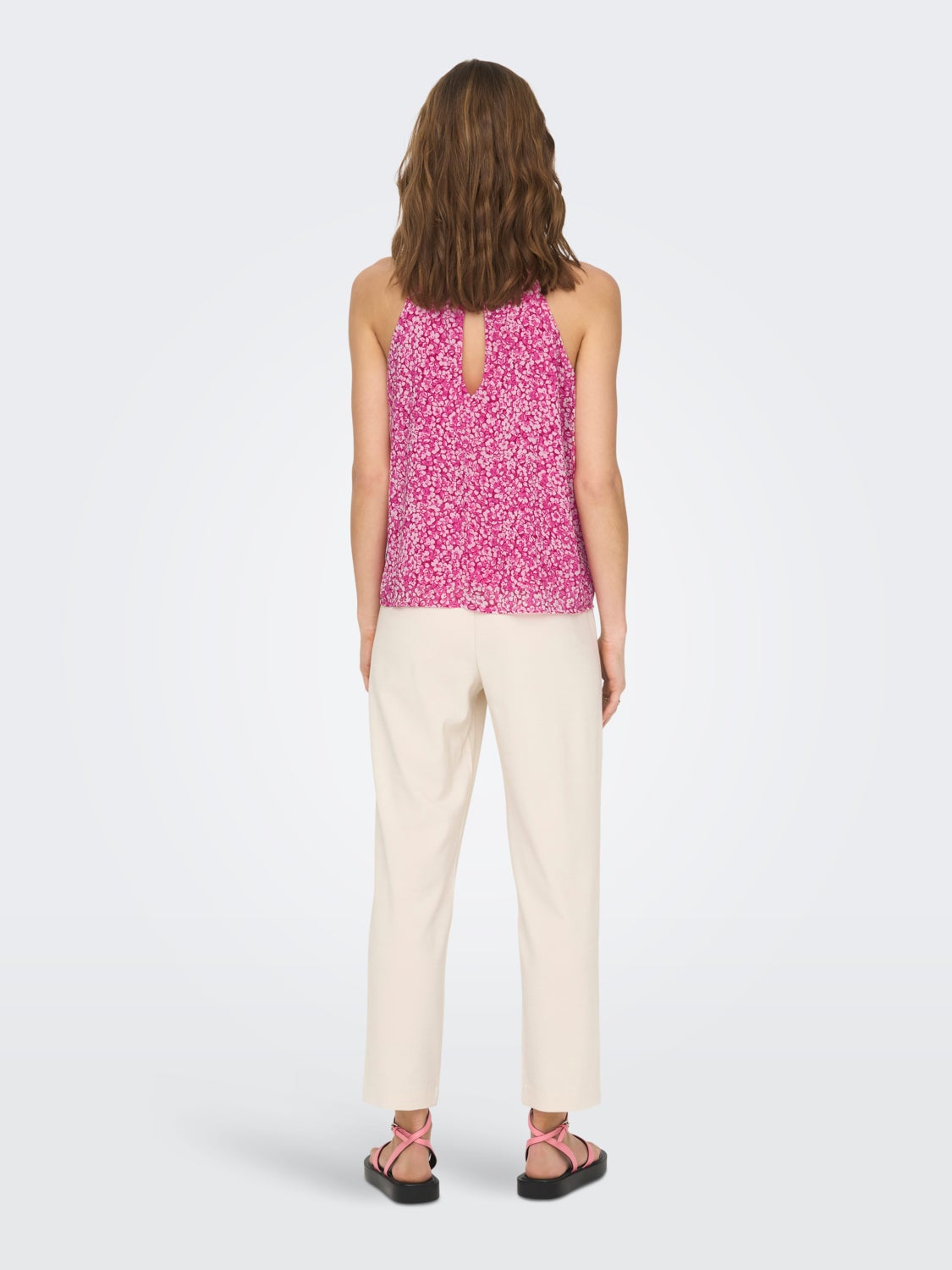 Halterneck Top with cut-out back