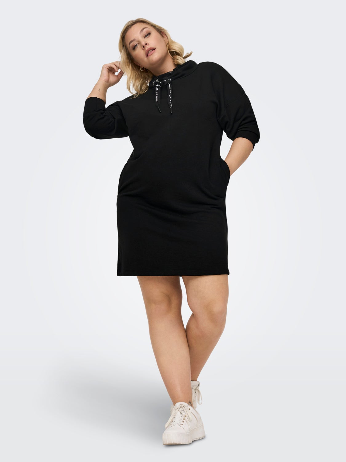 Curvy sweat dress