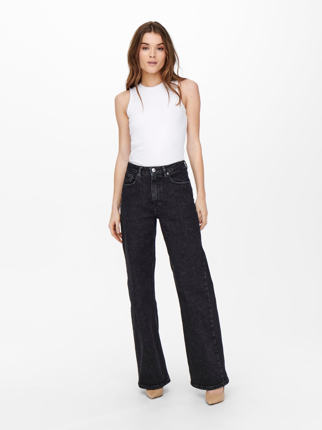 ONLJuicy wide high waisted jeans