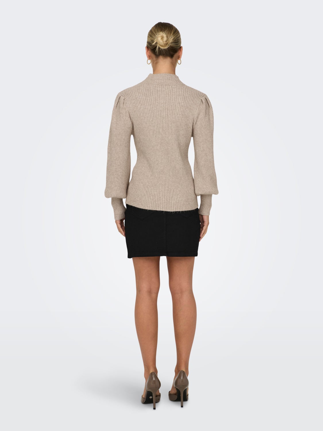 High neck Knitted Pullover