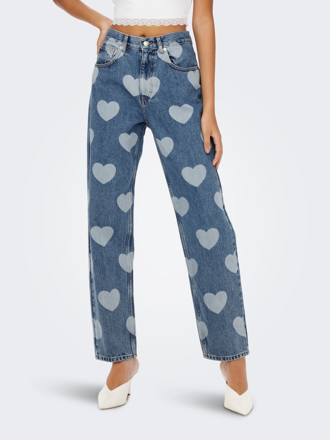 NEOHEART EX HW STR L ANK JEANS DNM