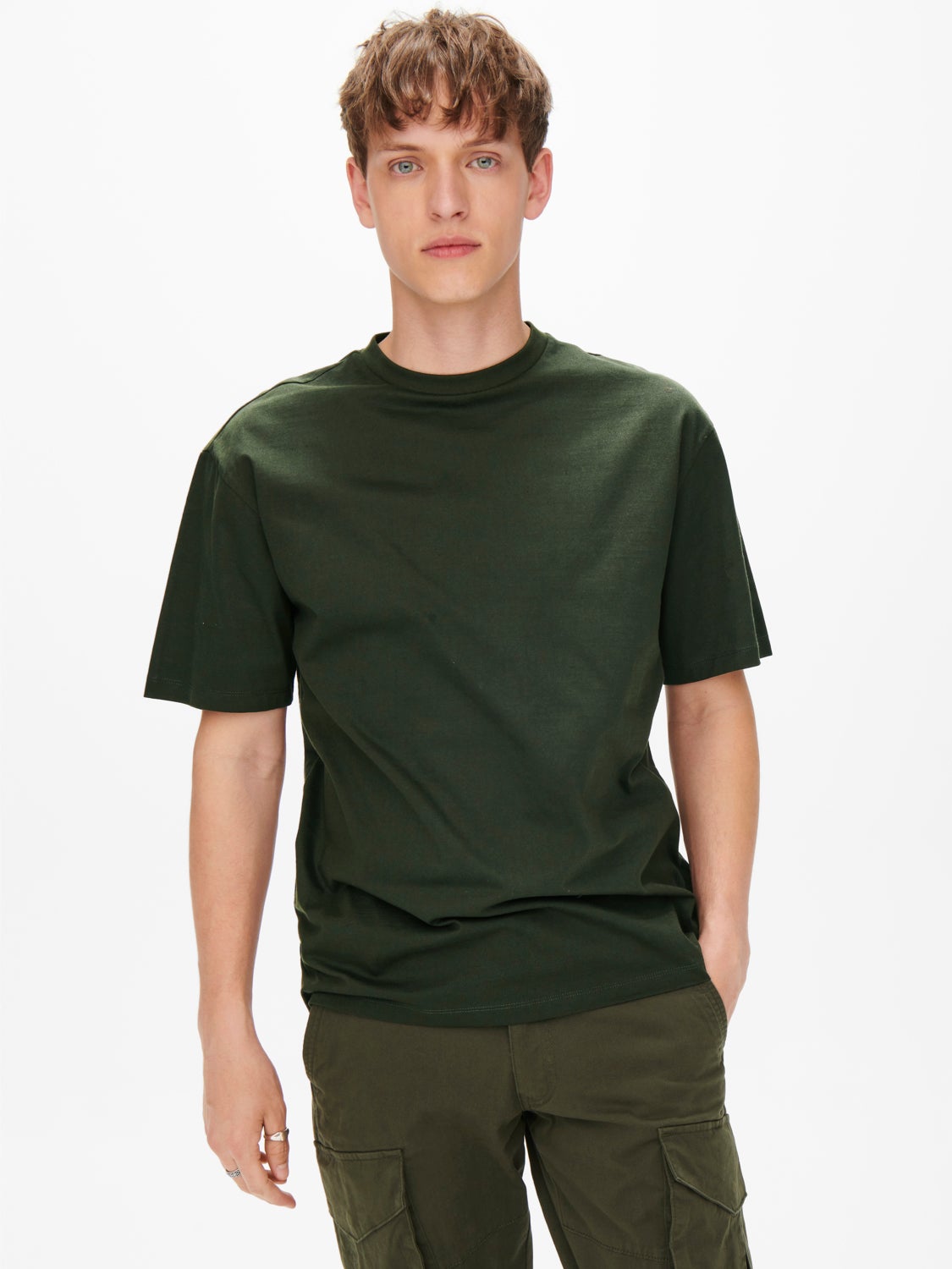 Oversized o-hals t-shirt