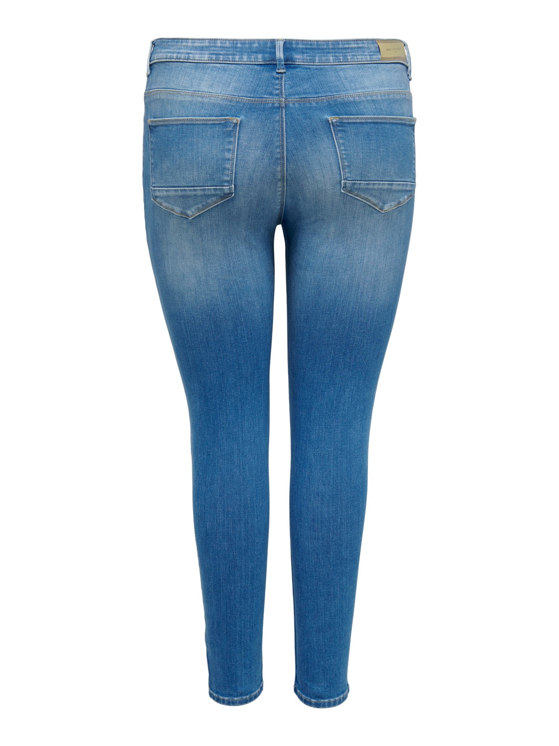 Curvy CARKarla reg zipper detailed Skinny fit jeans