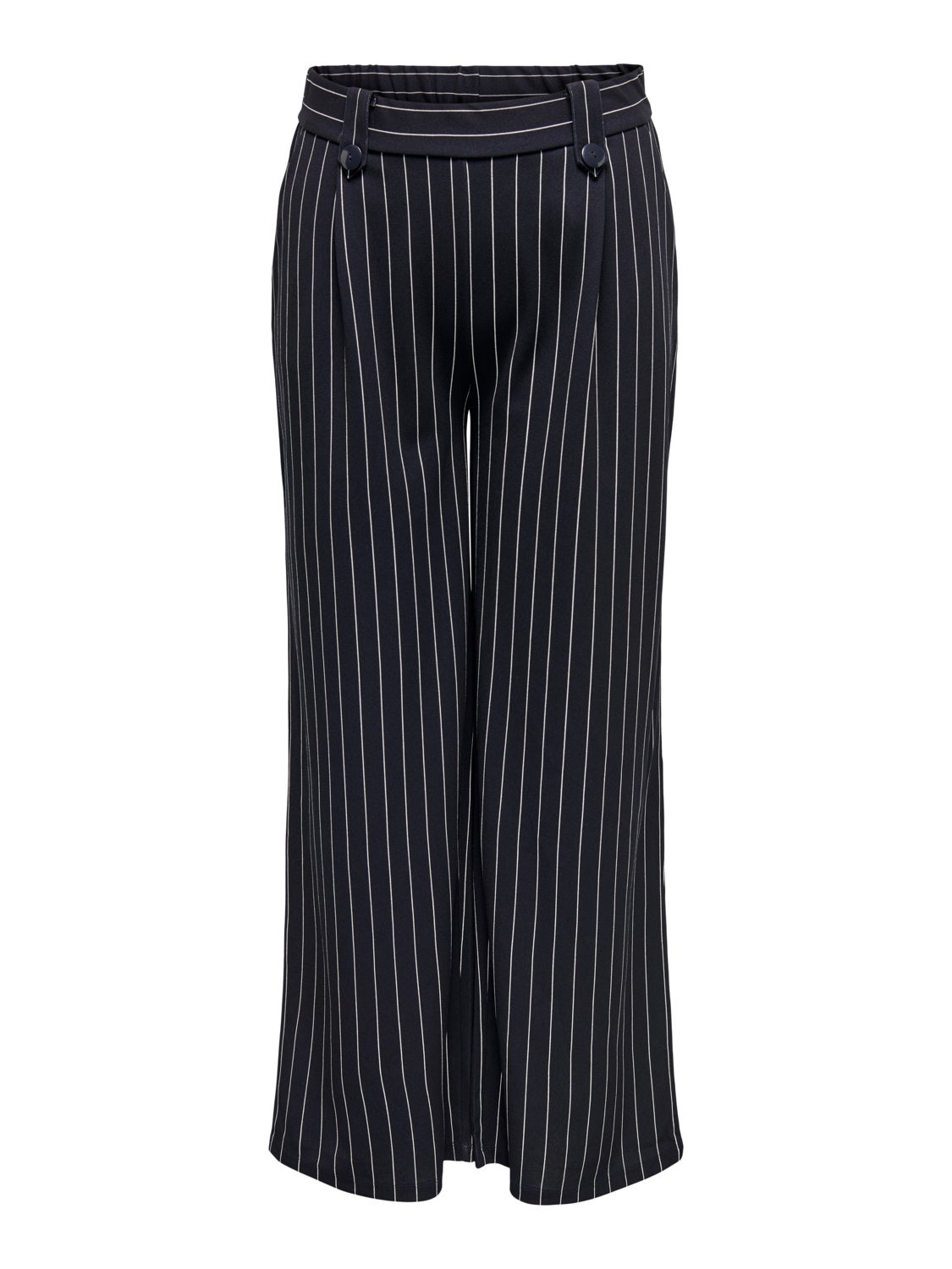 Curvy striped trousers