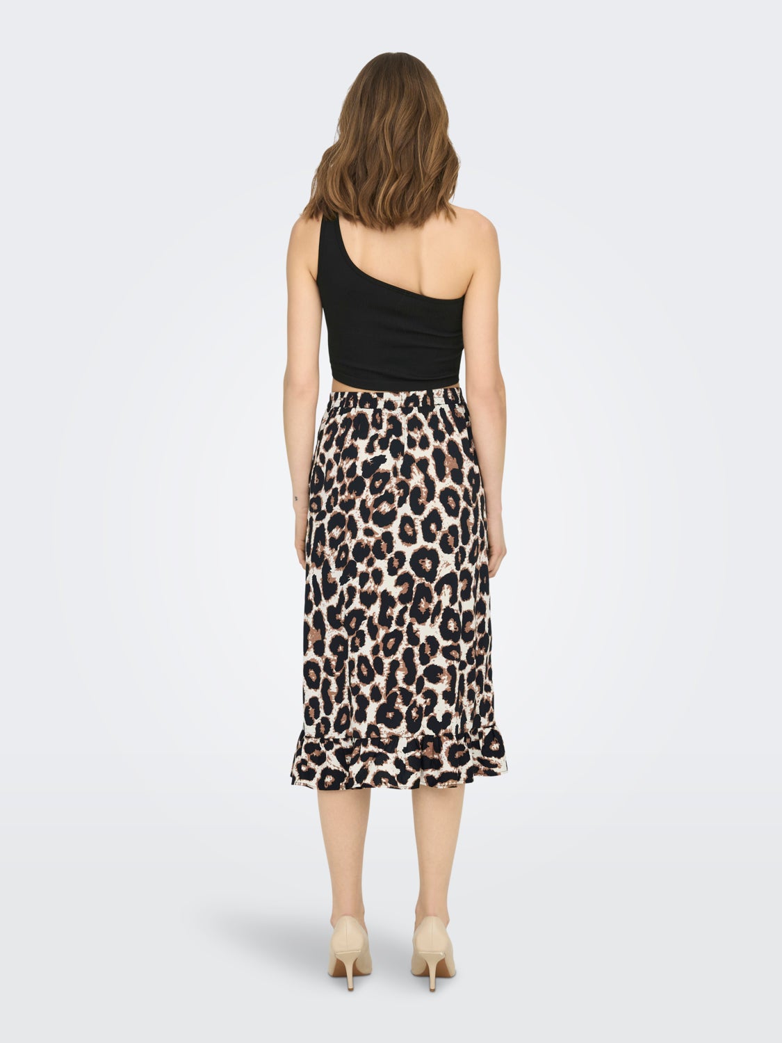 Cropped Fit One Shoulder Top