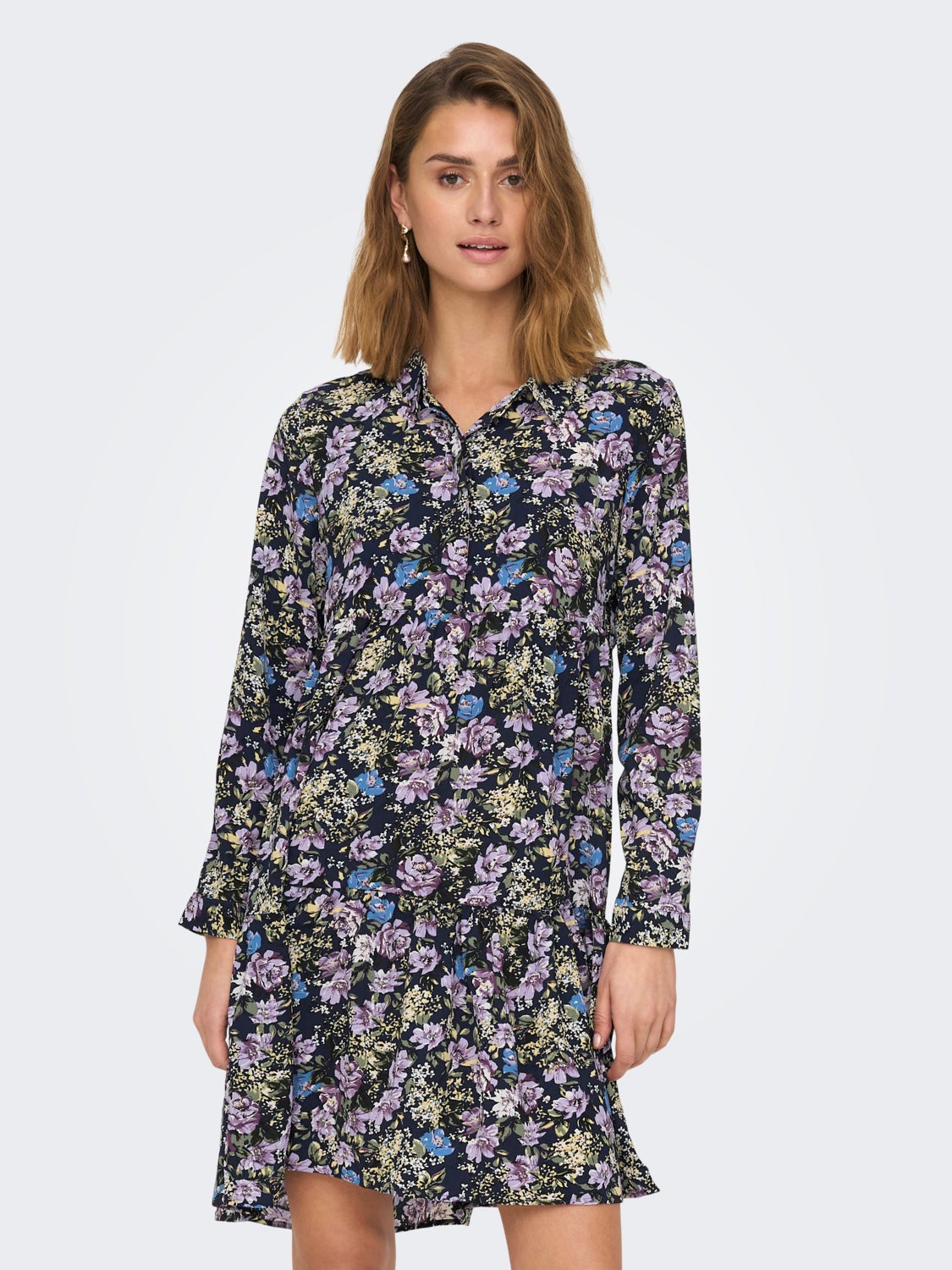 Mini dress with print