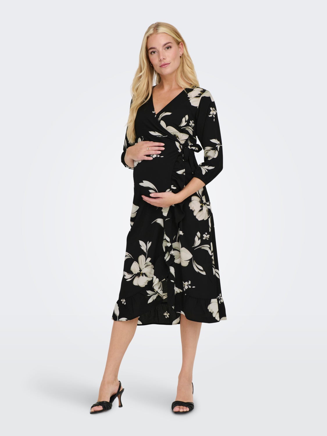 Mama wrap Midi dress
