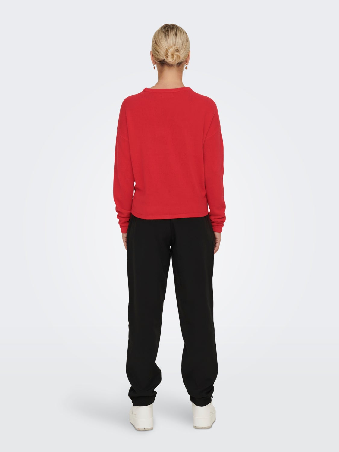 Tie detail knitted pullover