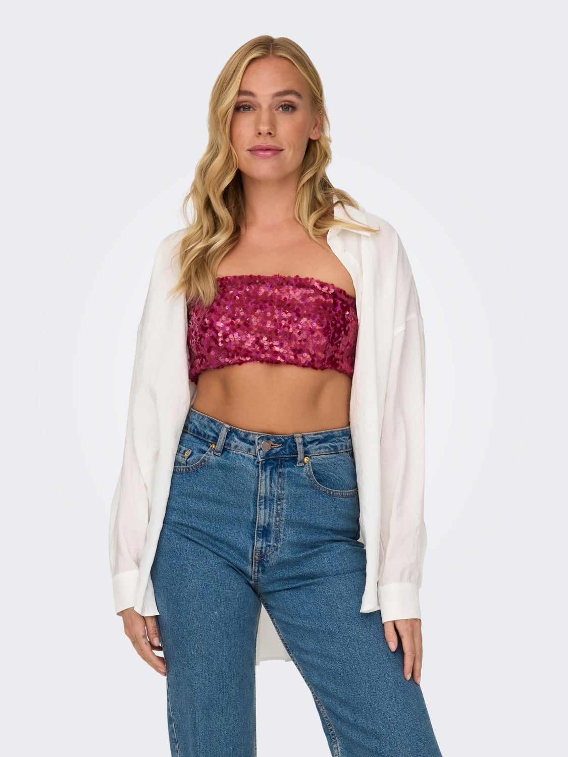 Sequin tubetop
