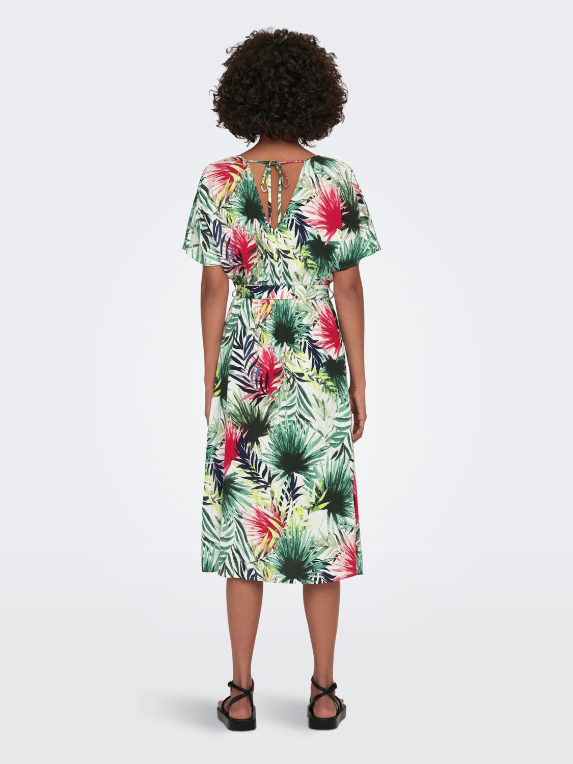 Midi Dress With Belt