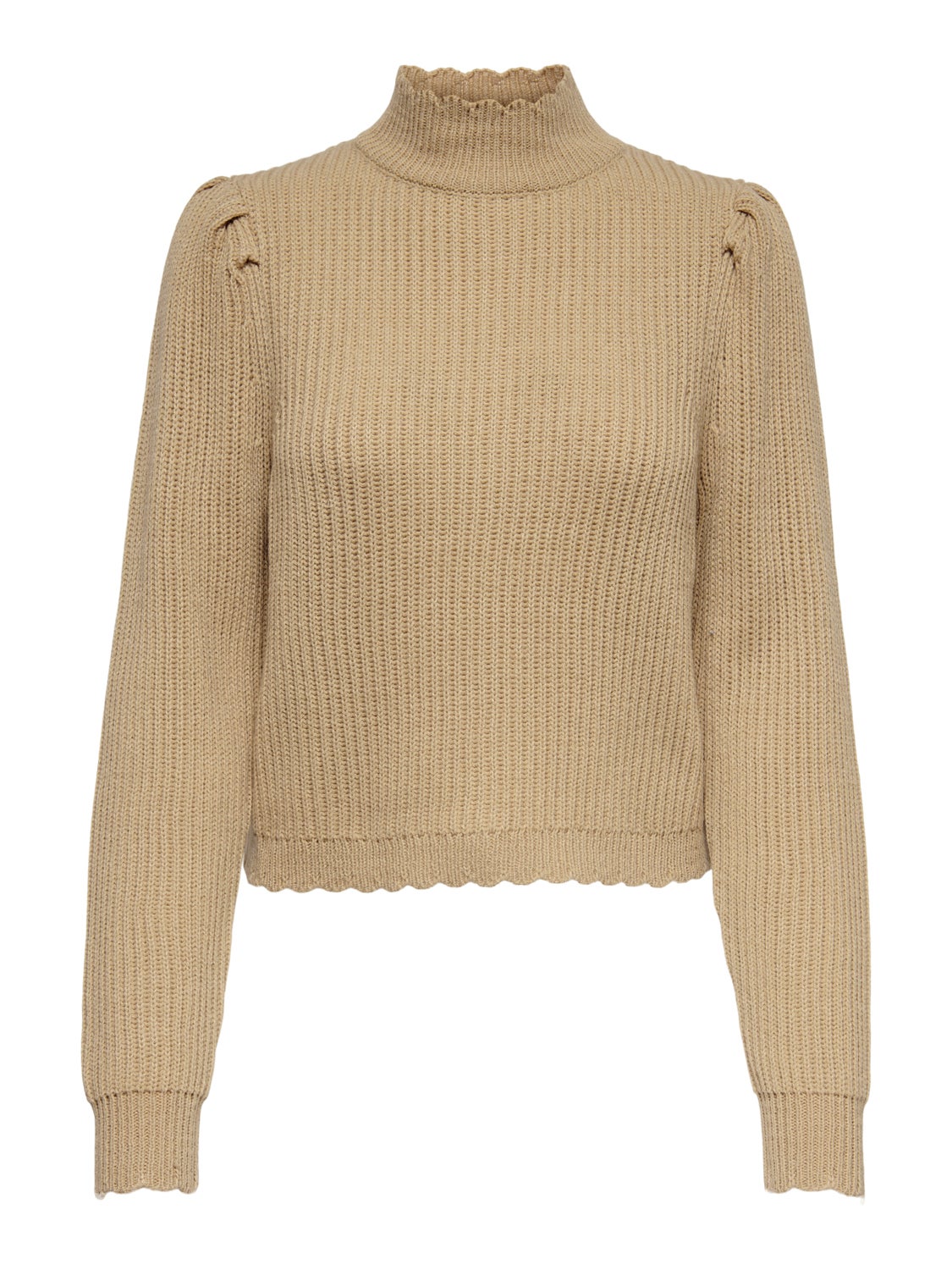 high neck Knitted Top