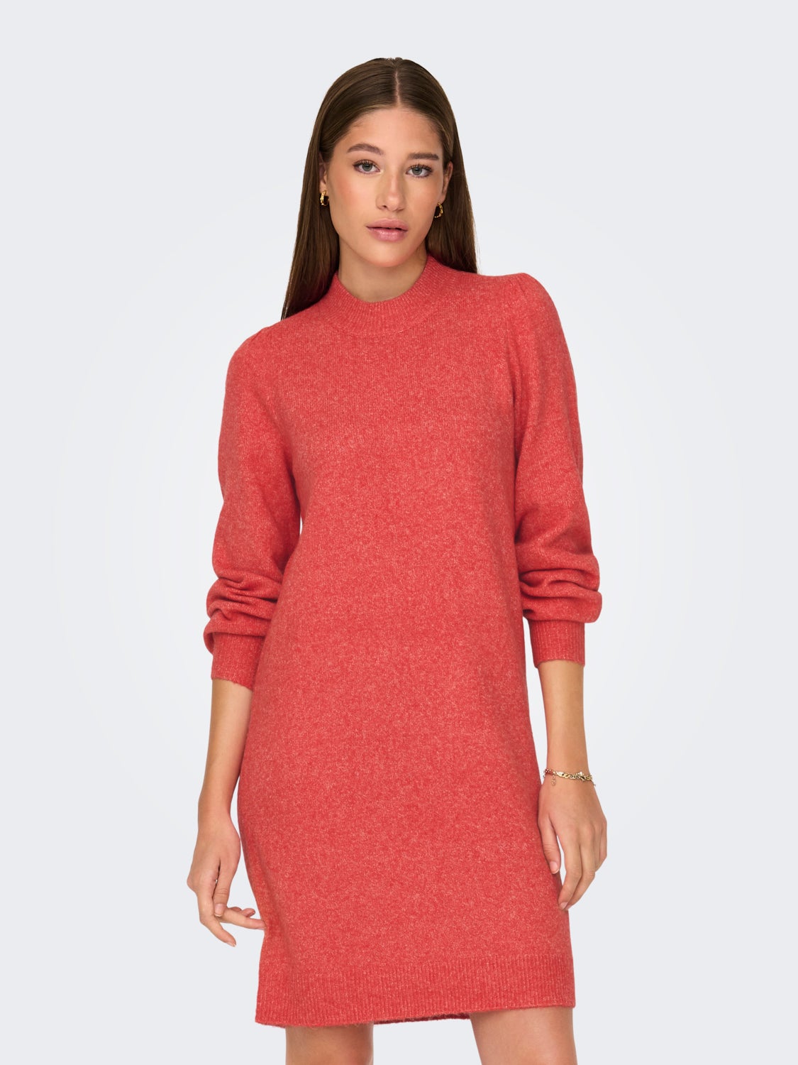 High neck Knitted Dress